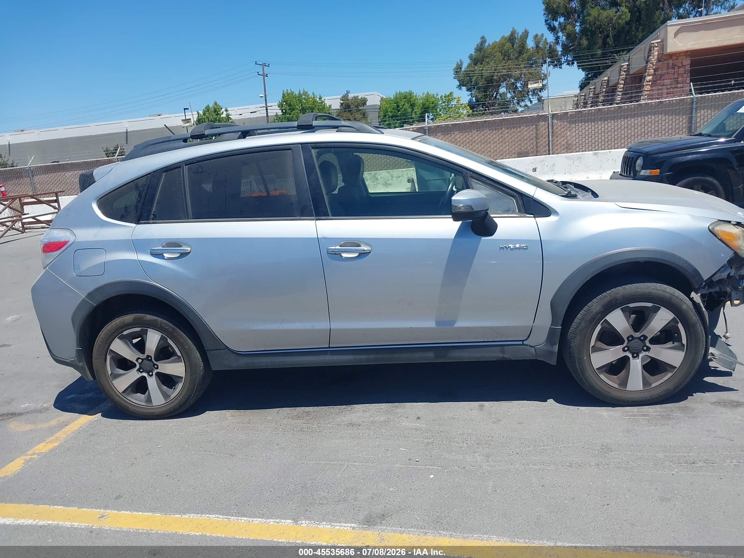 2015 Subaru Xv Crosstrek Hybrid Touring Silver vin: JF2GPBPC3FH213770