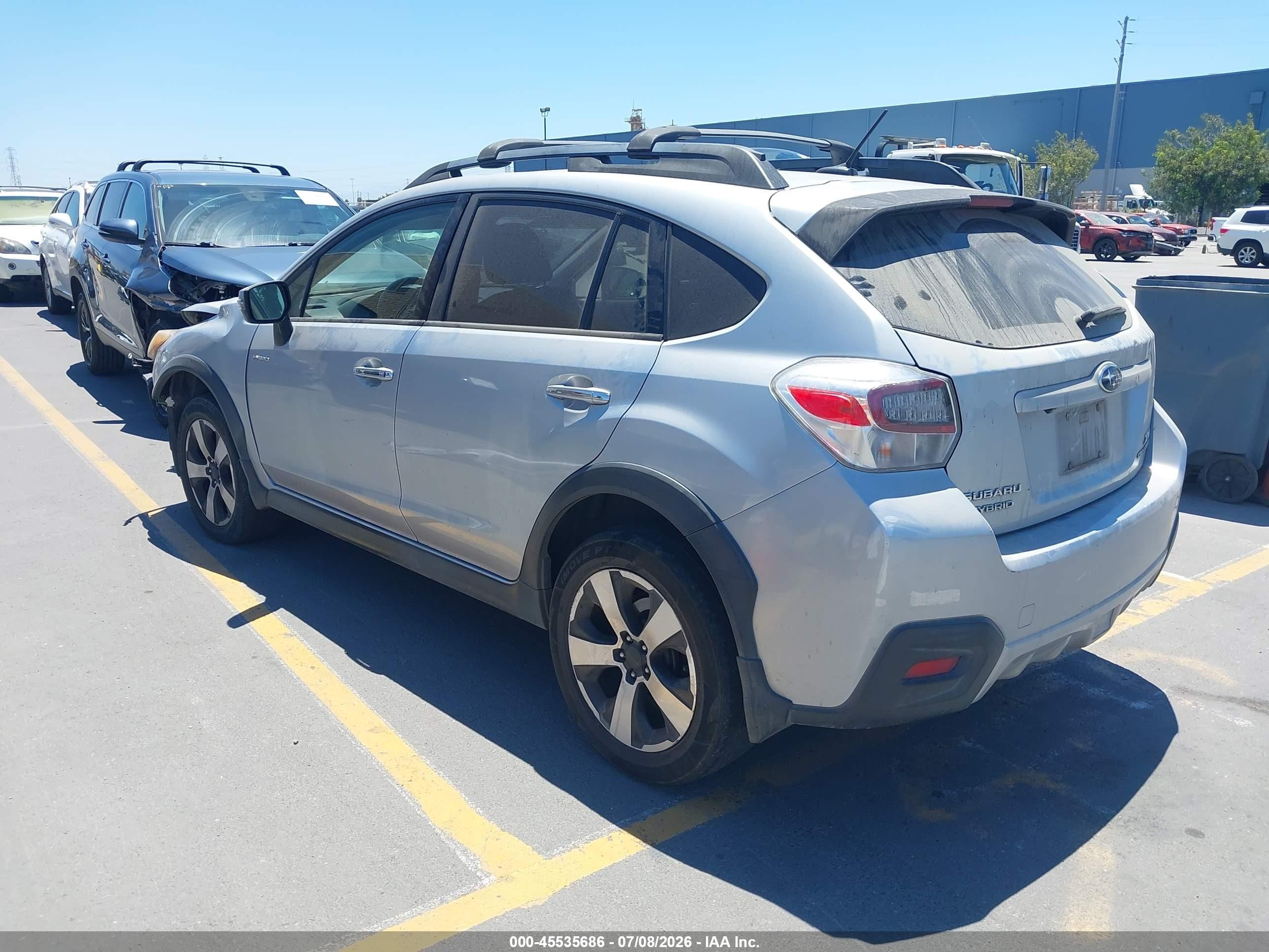 2015 Subaru Xv Crosstrek Hybrid Touring Silver vin: JF2GPBPC3FH213770