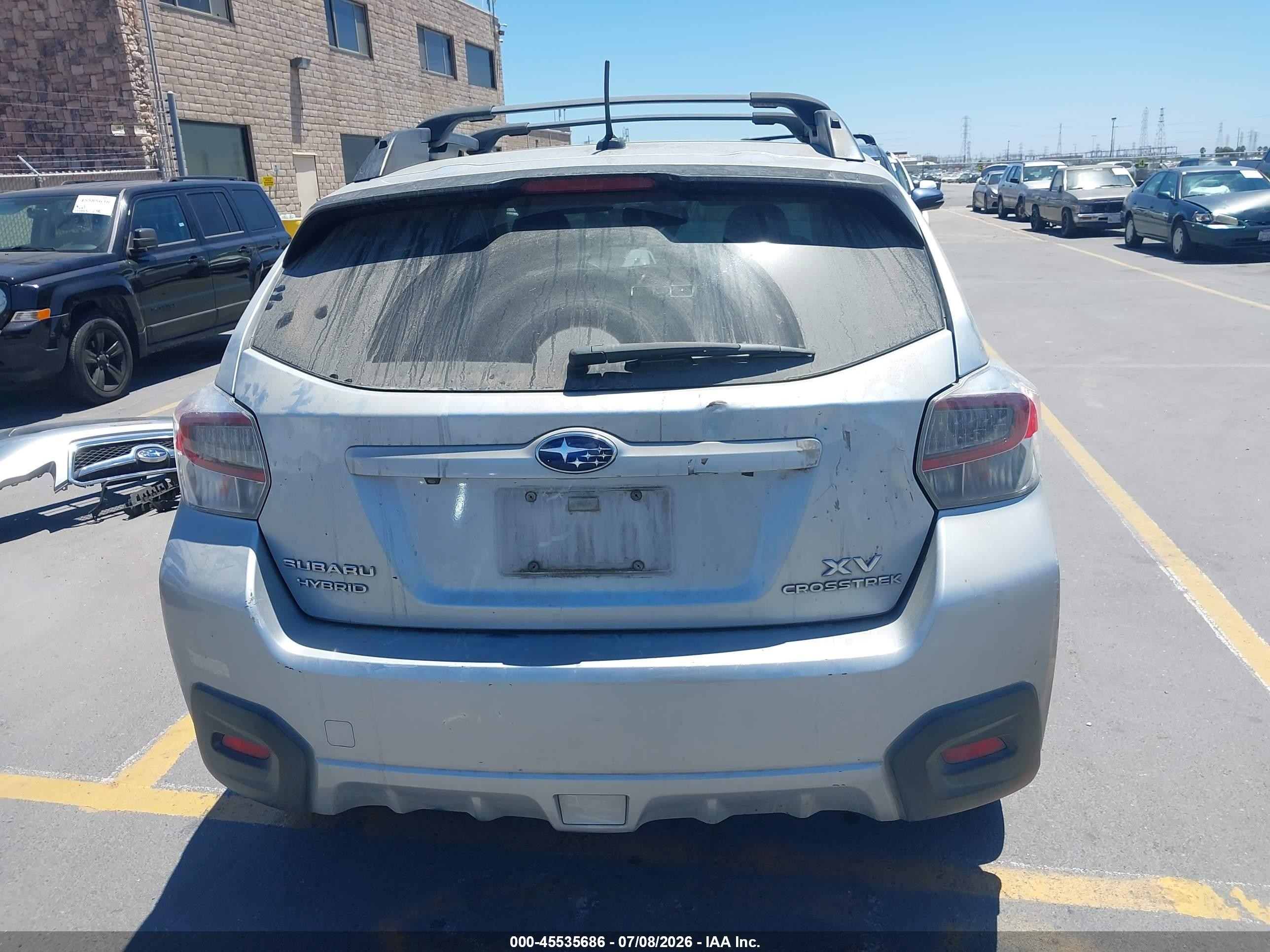 2015 Subaru Xv Crosstrek Hybrid Touring Silver vin: JF2GPBPC3FH213770