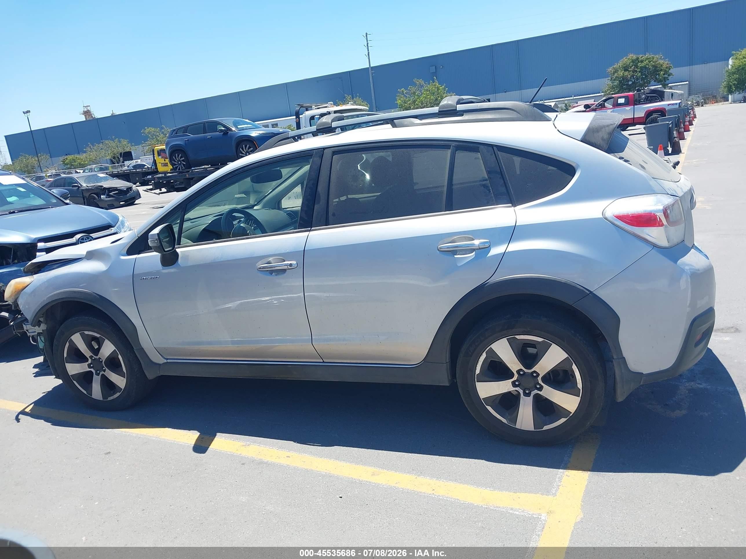 2015 Subaru Xv Crosstrek Hybrid Touring Silver vin: JF2GPBPC3FH213770