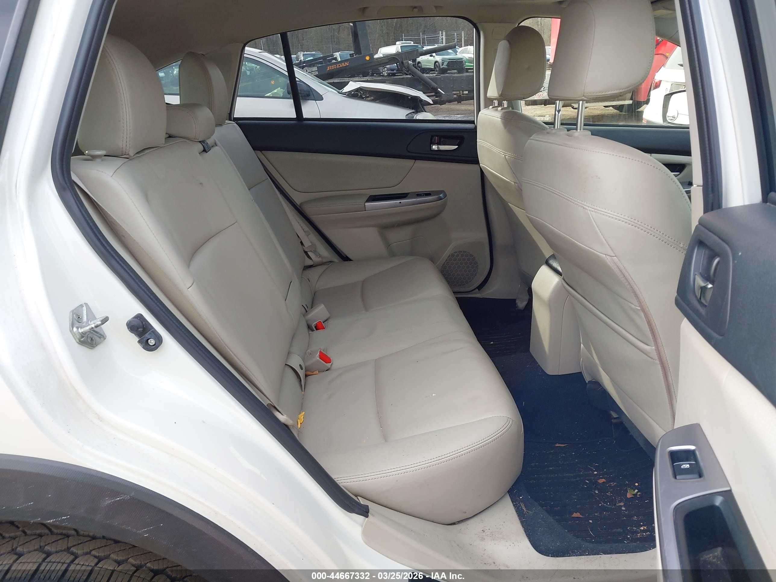 2015 Subaru Xv Crosstrek Hybrid Touring White vin: JF2GPBPC4FH244705