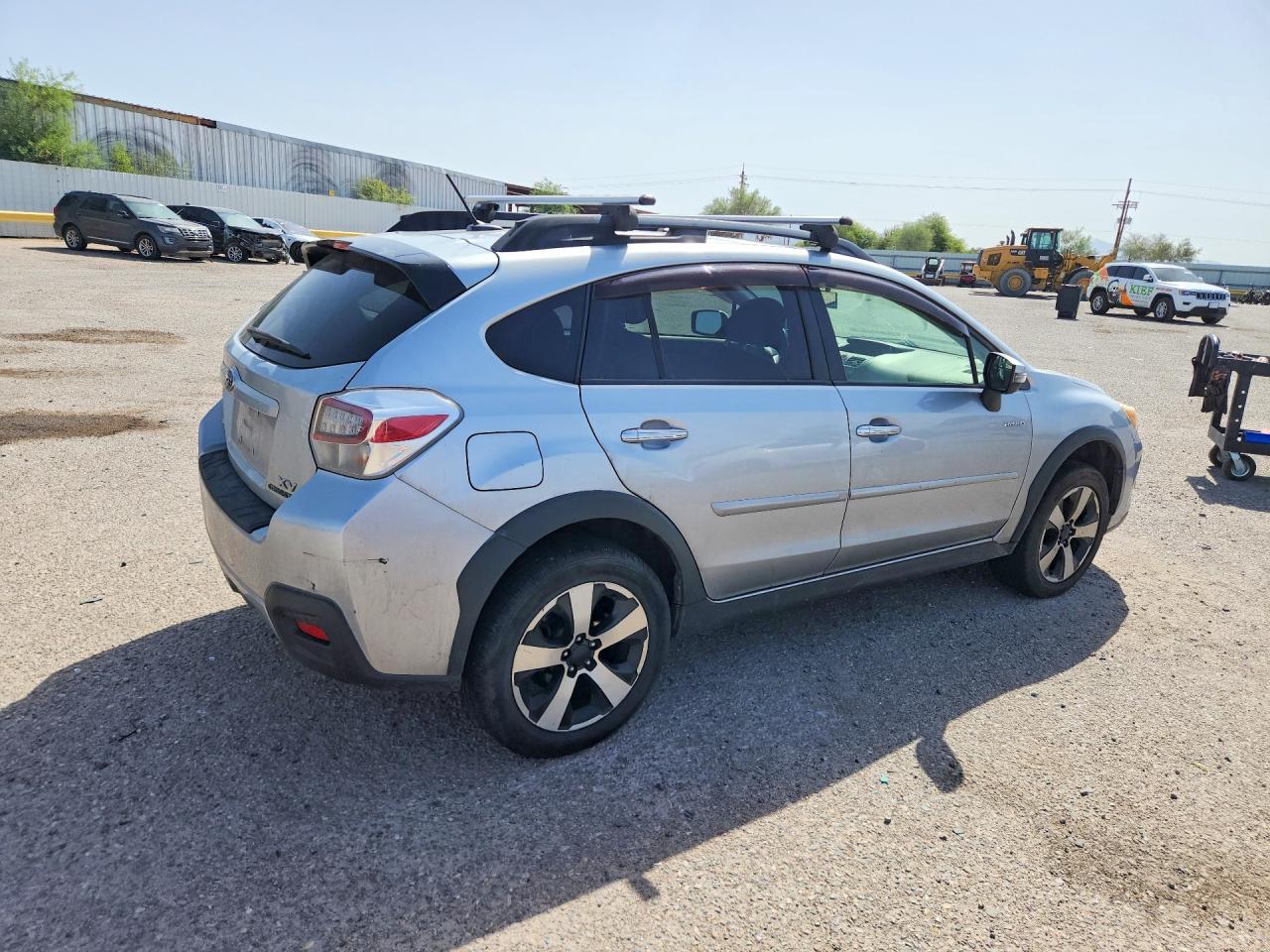 2015 Subaru Xv Crosstrek 2.0i Hybrid Touring Silver vin: JF2GPBPC5FH221935