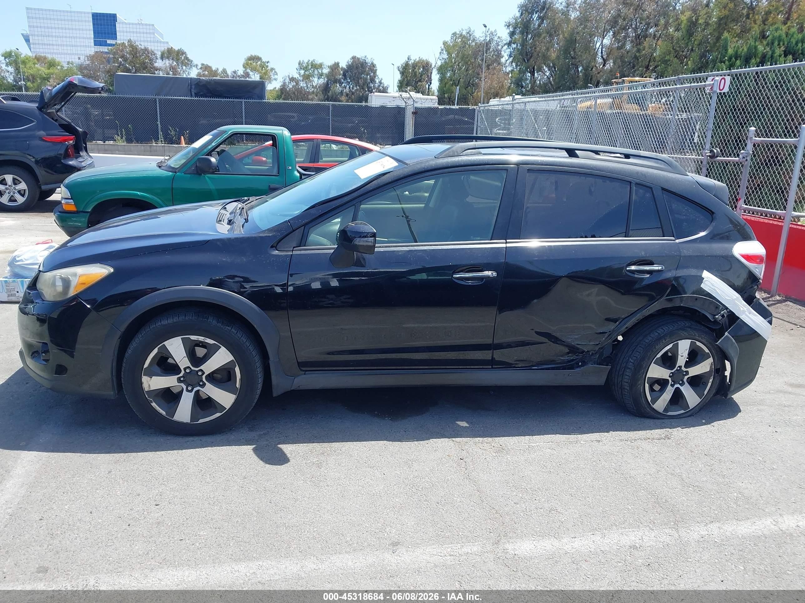 2015 Subaru Xv Crosstrek Hybrid Touring Black vin: JF2GPBPC6FH241532