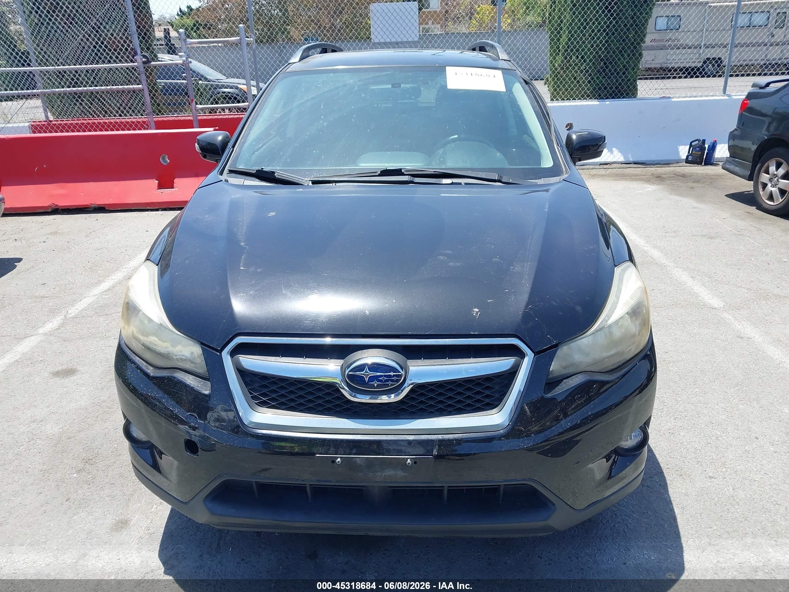 2015 Subaru Xv Crosstrek Hybrid Touring Black vin: JF2GPBPC6FH241532