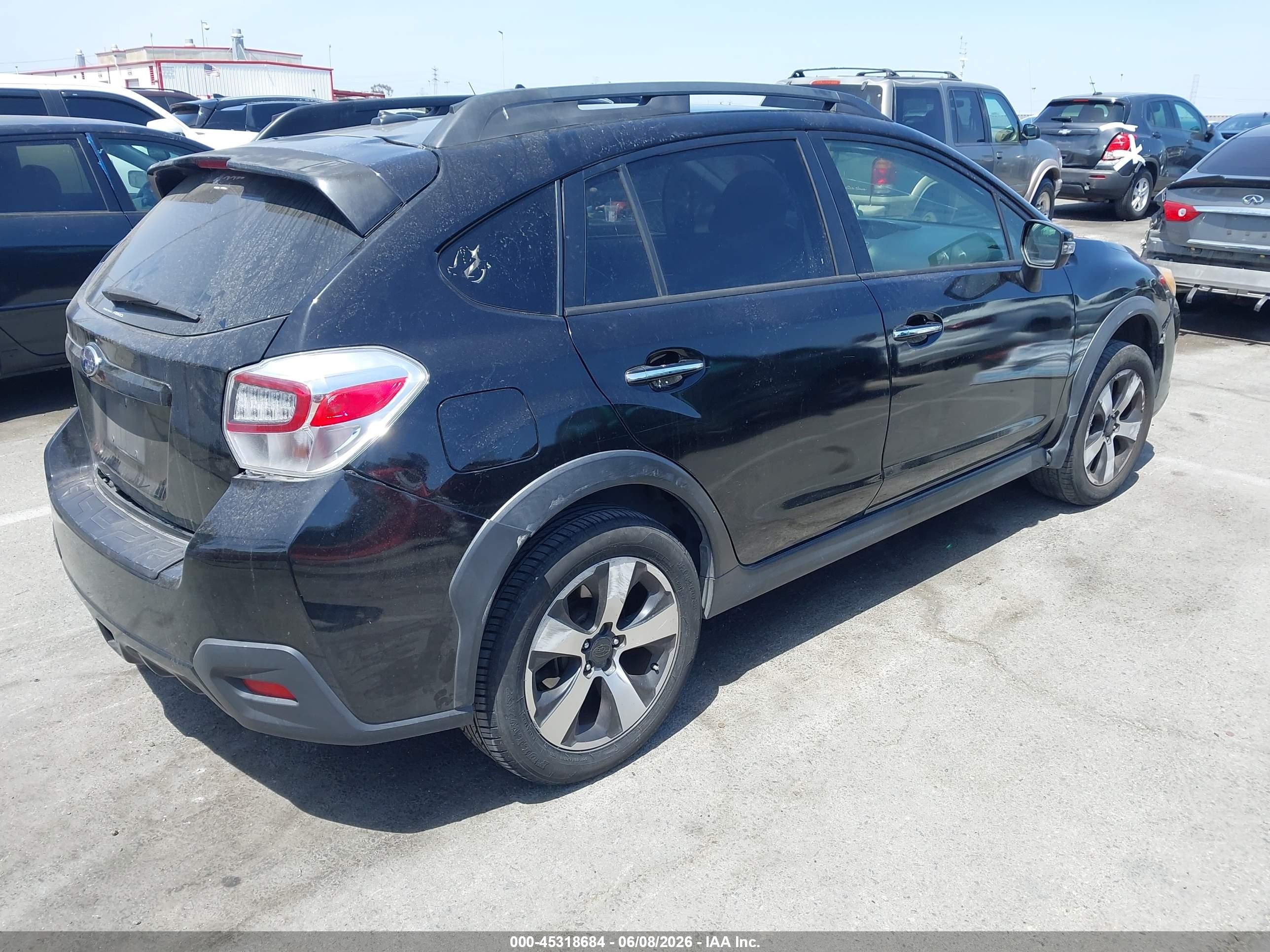 2015 Subaru Xv Crosstrek Hybrid Touring Black vin: JF2GPBPC6FH241532
