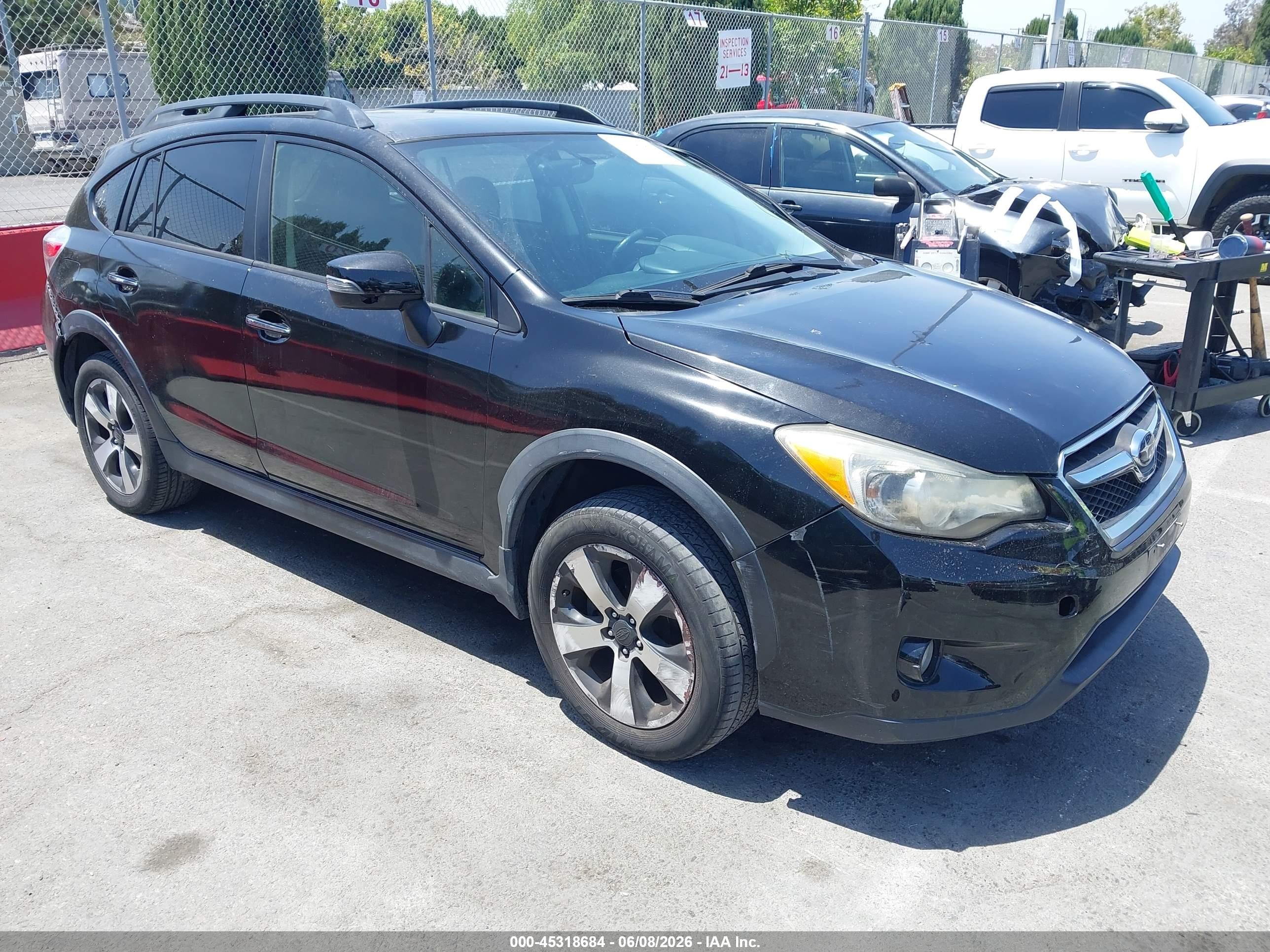 2015 Subaru Xv Crosstrek Hybrid Touring Black vin: JF2GPBPC6FH241532
