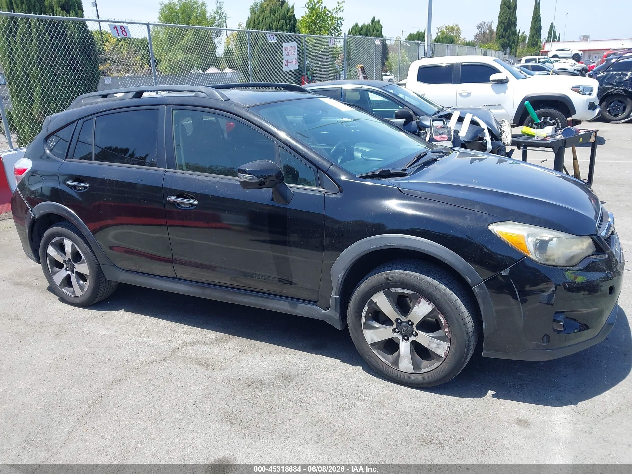 2015 Subaru Xv Crosstrek Hybrid Touring Black vin: JF2GPBPC6FH241532