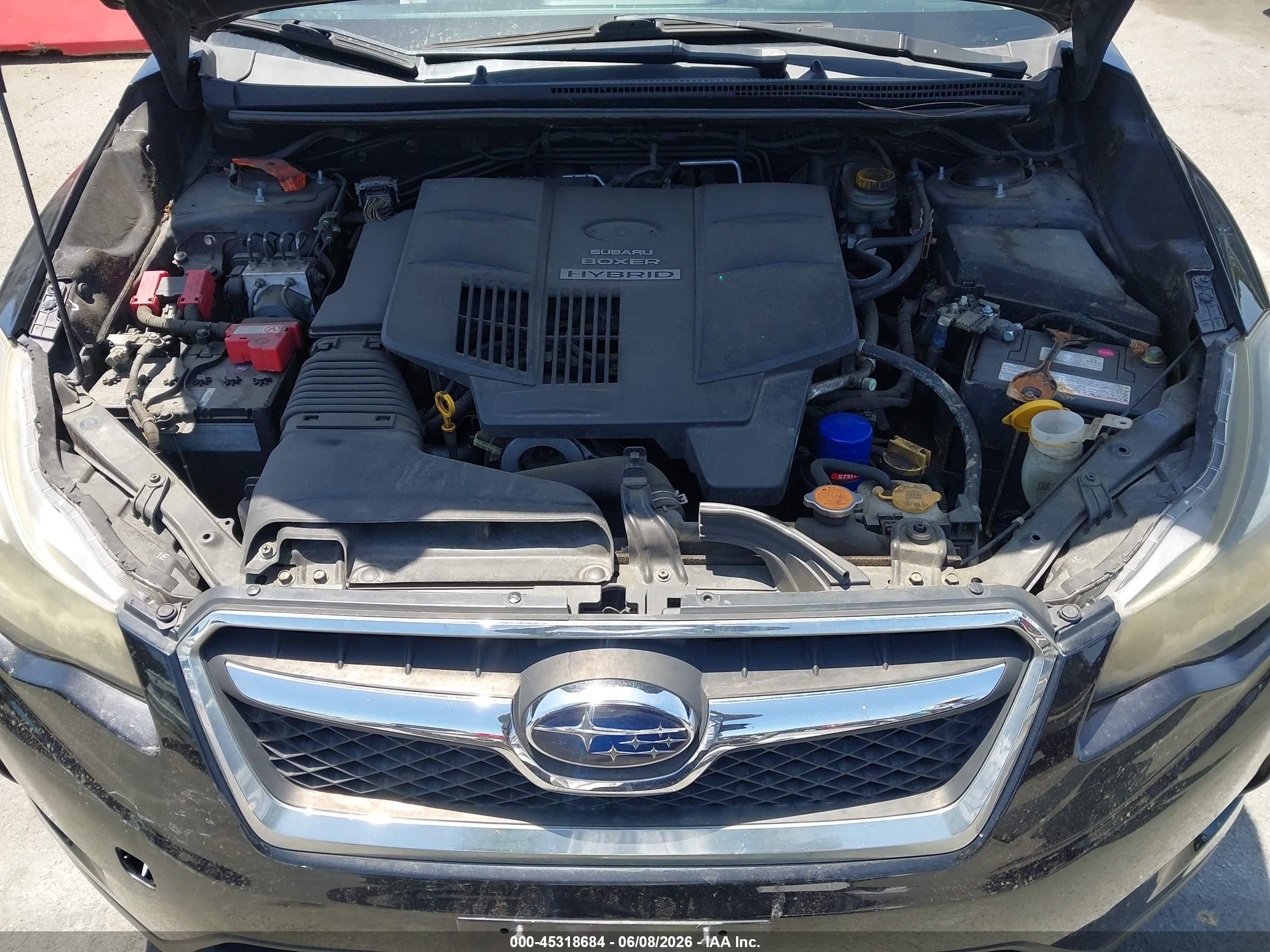 2015 Subaru Xv Crosstrek Hybrid Touring Black vin: JF2GPBPC6FH241532