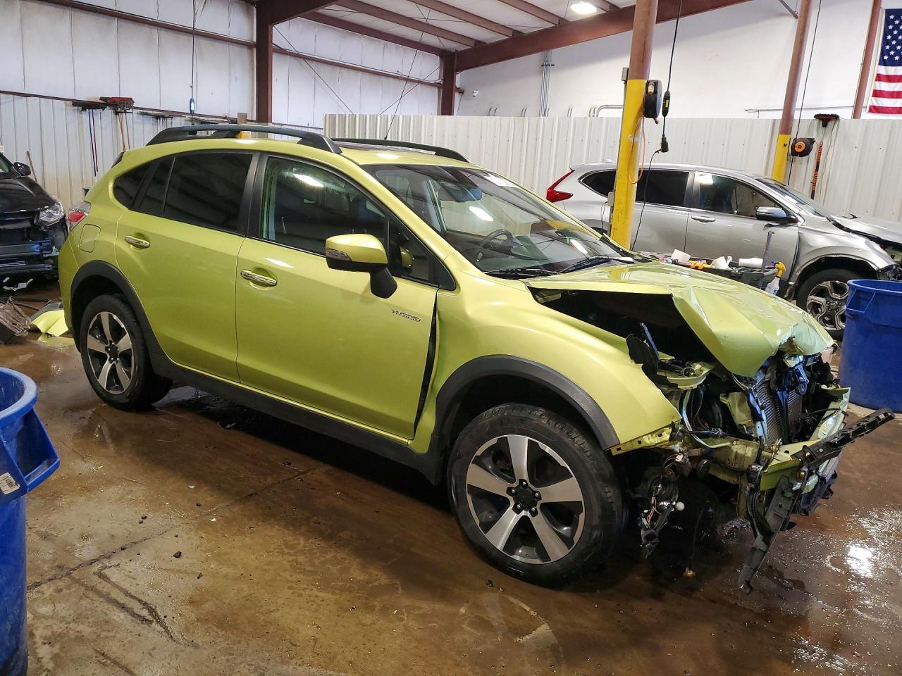 2015 Subaru Xv Crosstrek 2.0i Hybrid Touring Green vin: JF2GPBPC6FH314768