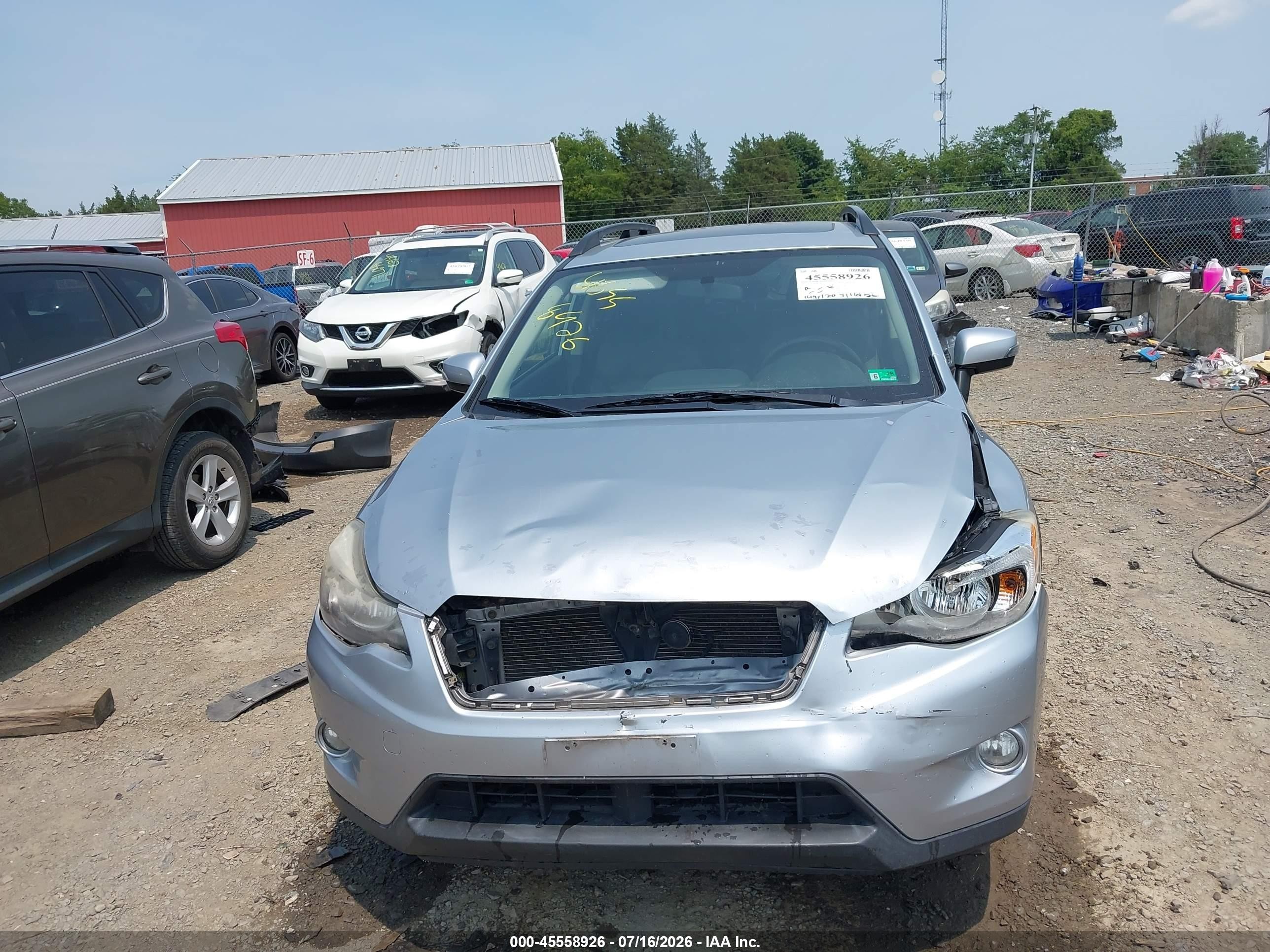 2015 Subaru Xv Crosstrek Hybrid Touring Silver vin: JF2GPBPC9FH256672