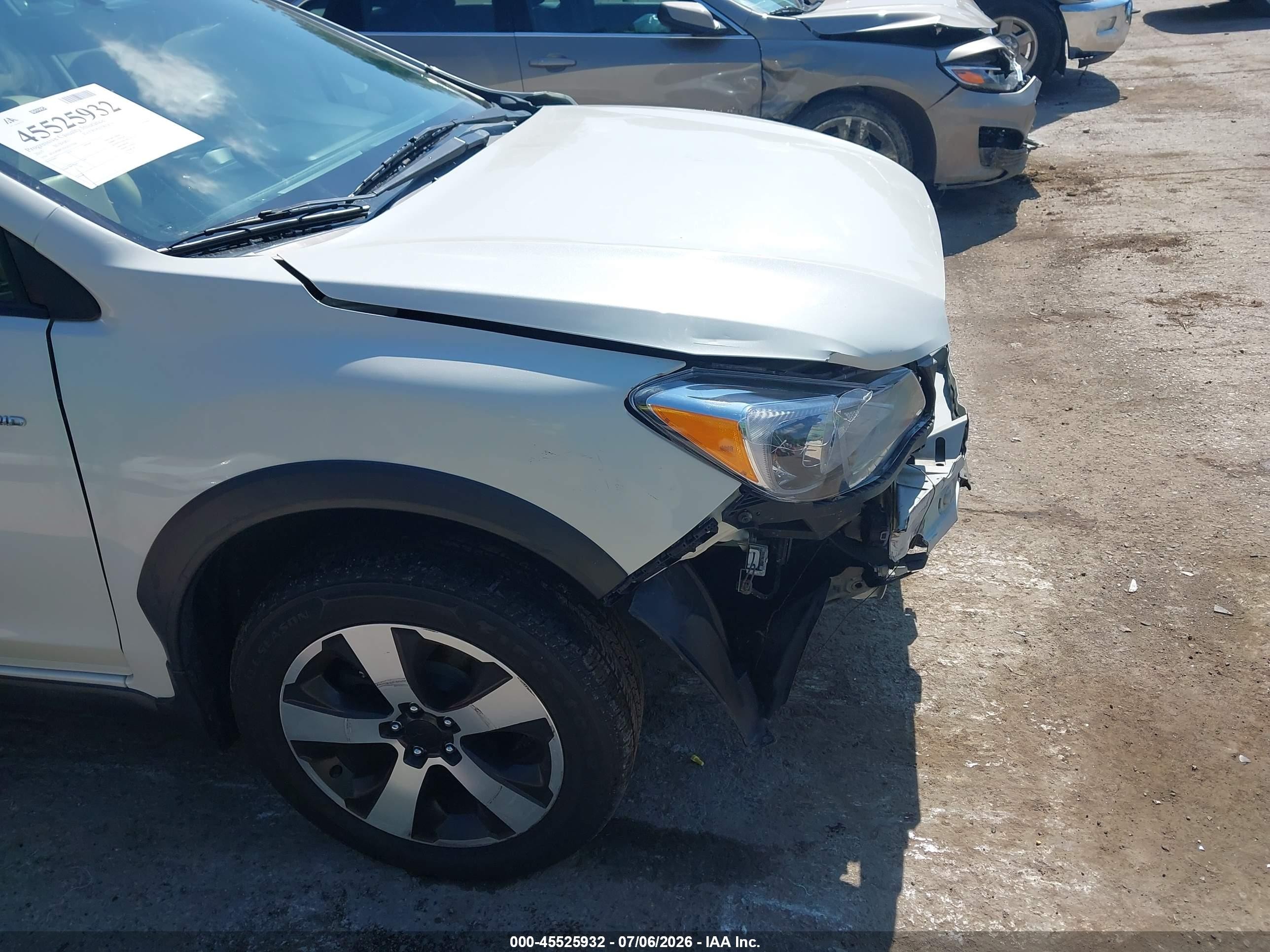 2015 Subaru Xv Crosstrek Hybrid Touring White vin: JF2GPBPCXFH227066