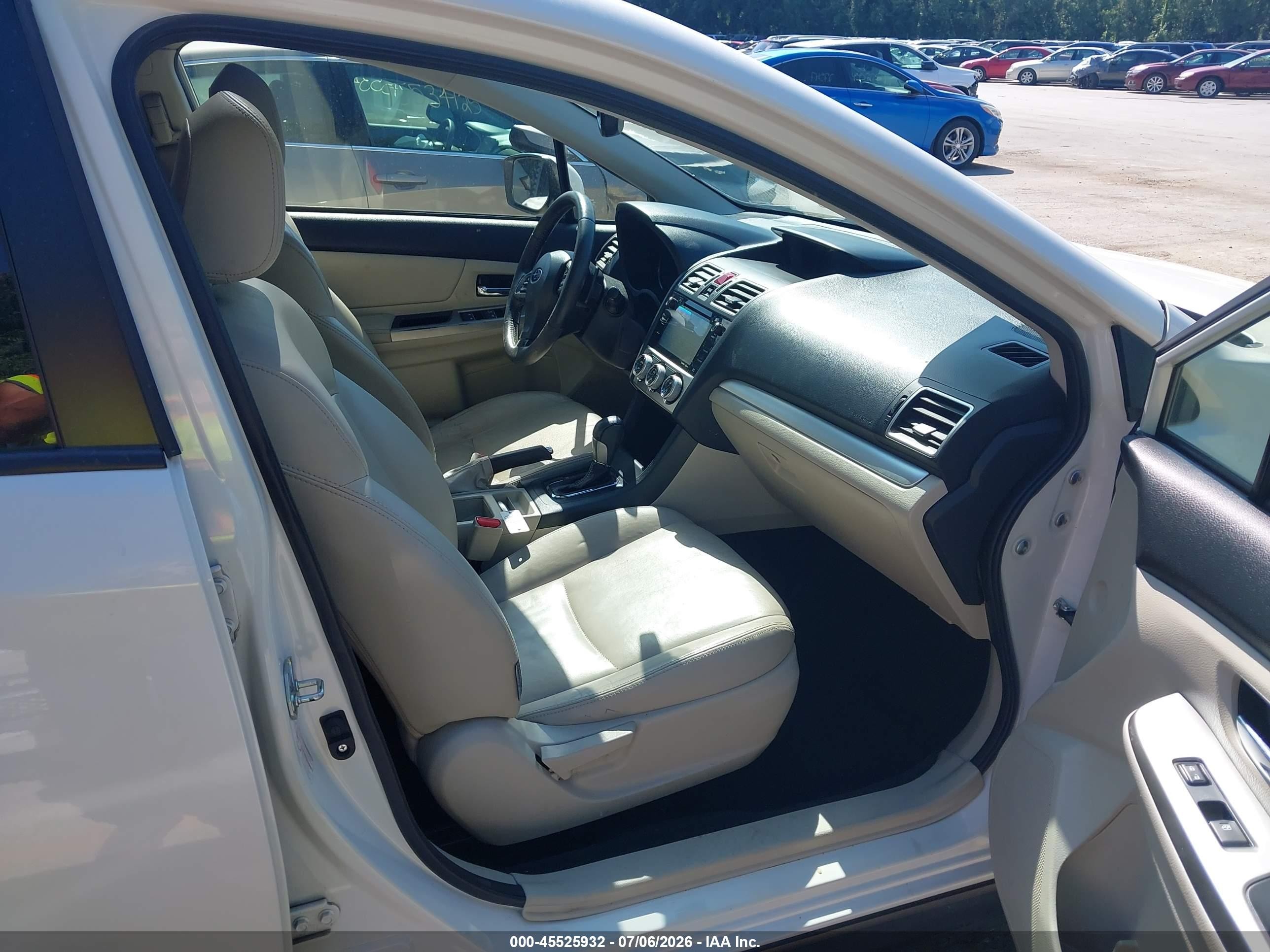 2015 Subaru Xv Crosstrek Hybrid Touring White vin: JF2GPBPCXFH227066
