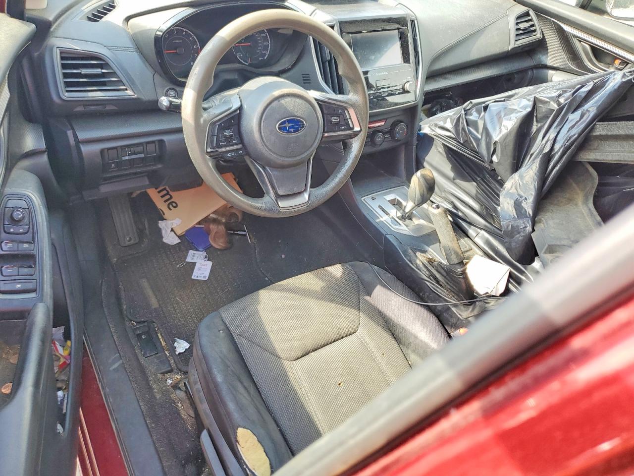 2018 Subaru Crosstrek Burgundy vin: JF2GTAAC3JH256478