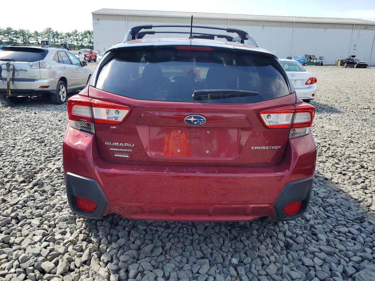 2018 Subaru Crosstrek Burgundy vin: JF2GTAAC3JH256478