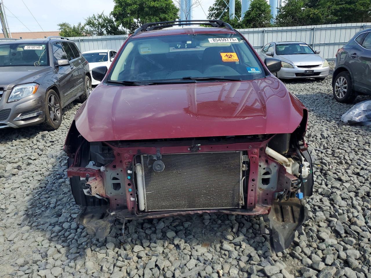 2018 Subaru Crosstrek Burgundy vin: JF2GTAAC3JH256478