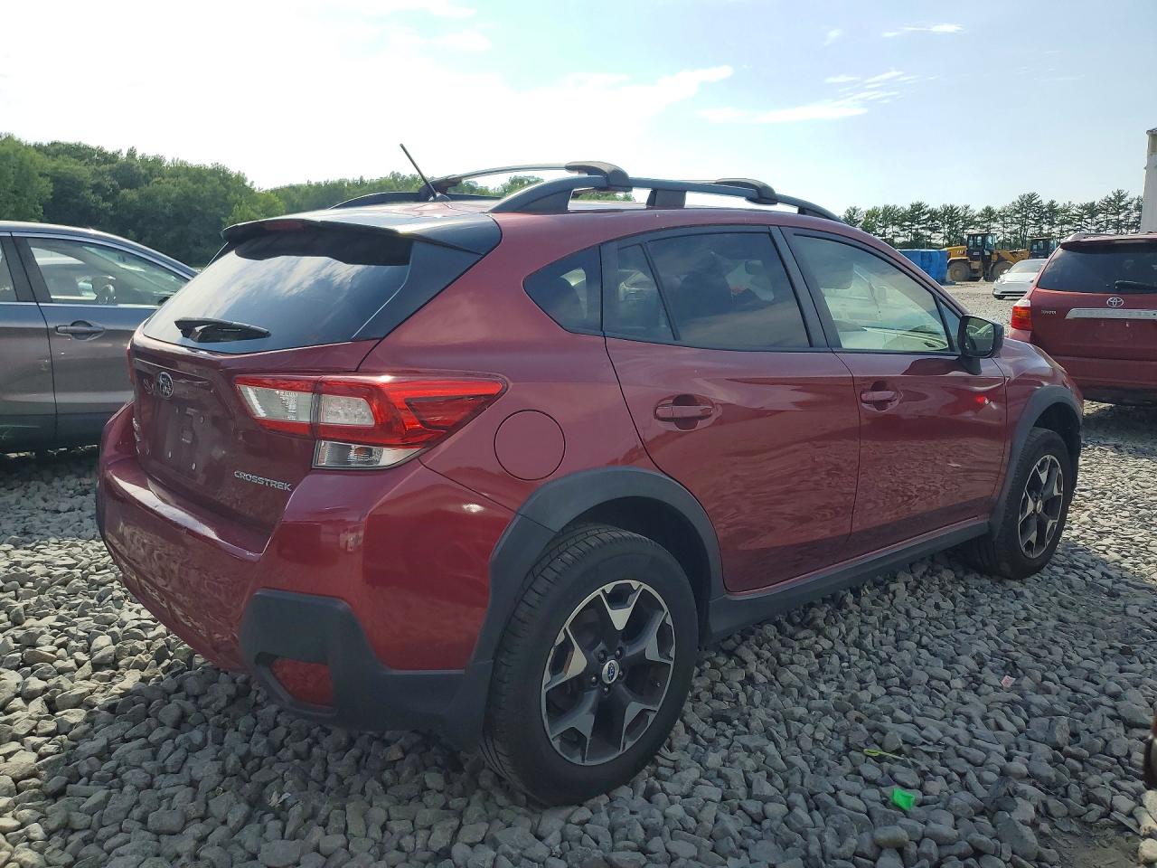 2018 Subaru Crosstrek Burgundy vin: JF2GTAAC3JH256478