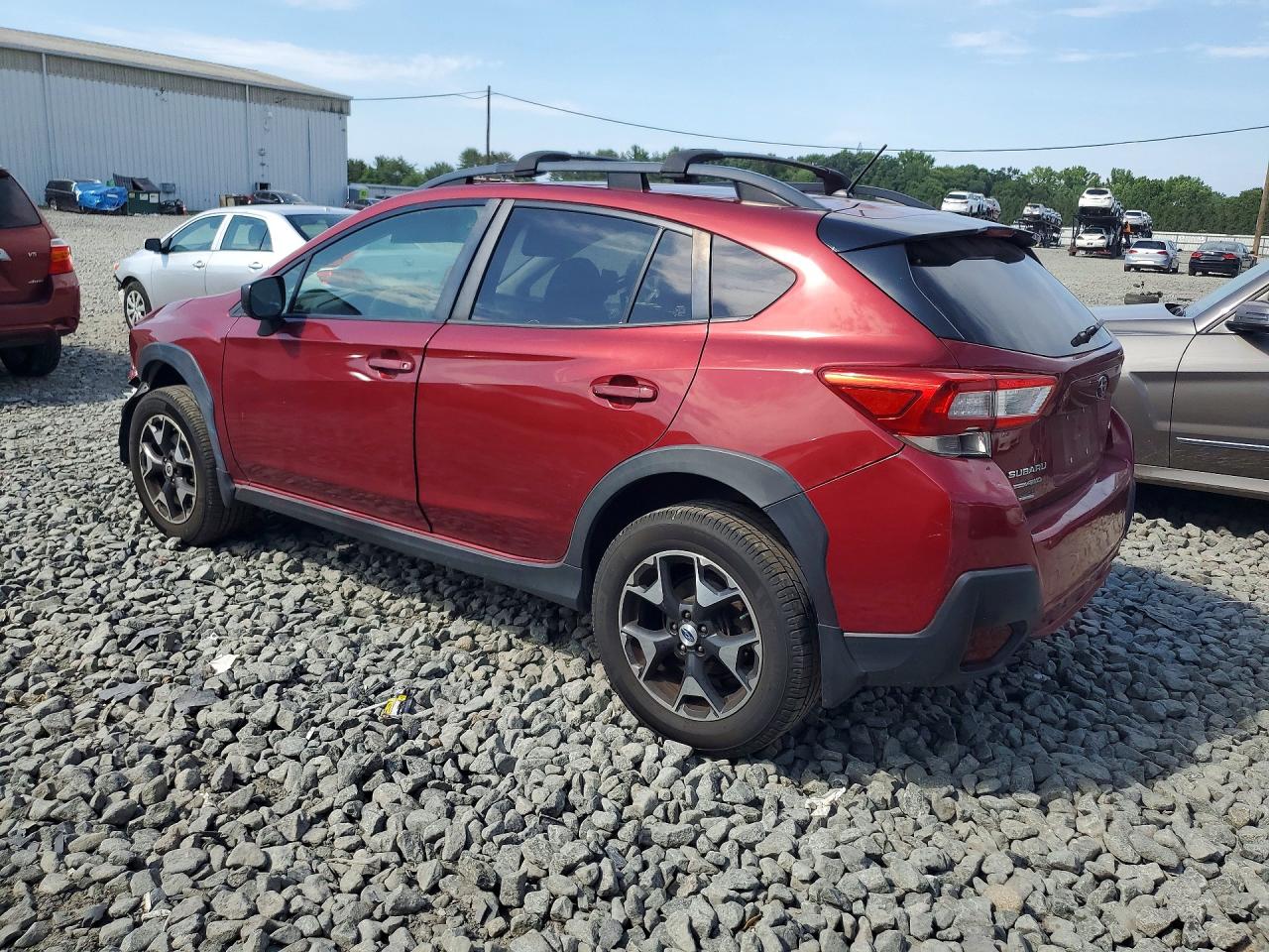 2018 Subaru Crosstrek Burgundy vin: JF2GTAAC3JH256478