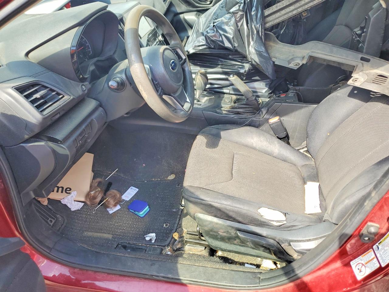 2018 Subaru Crosstrek Burgundy vin: JF2GTAAC3JH256478