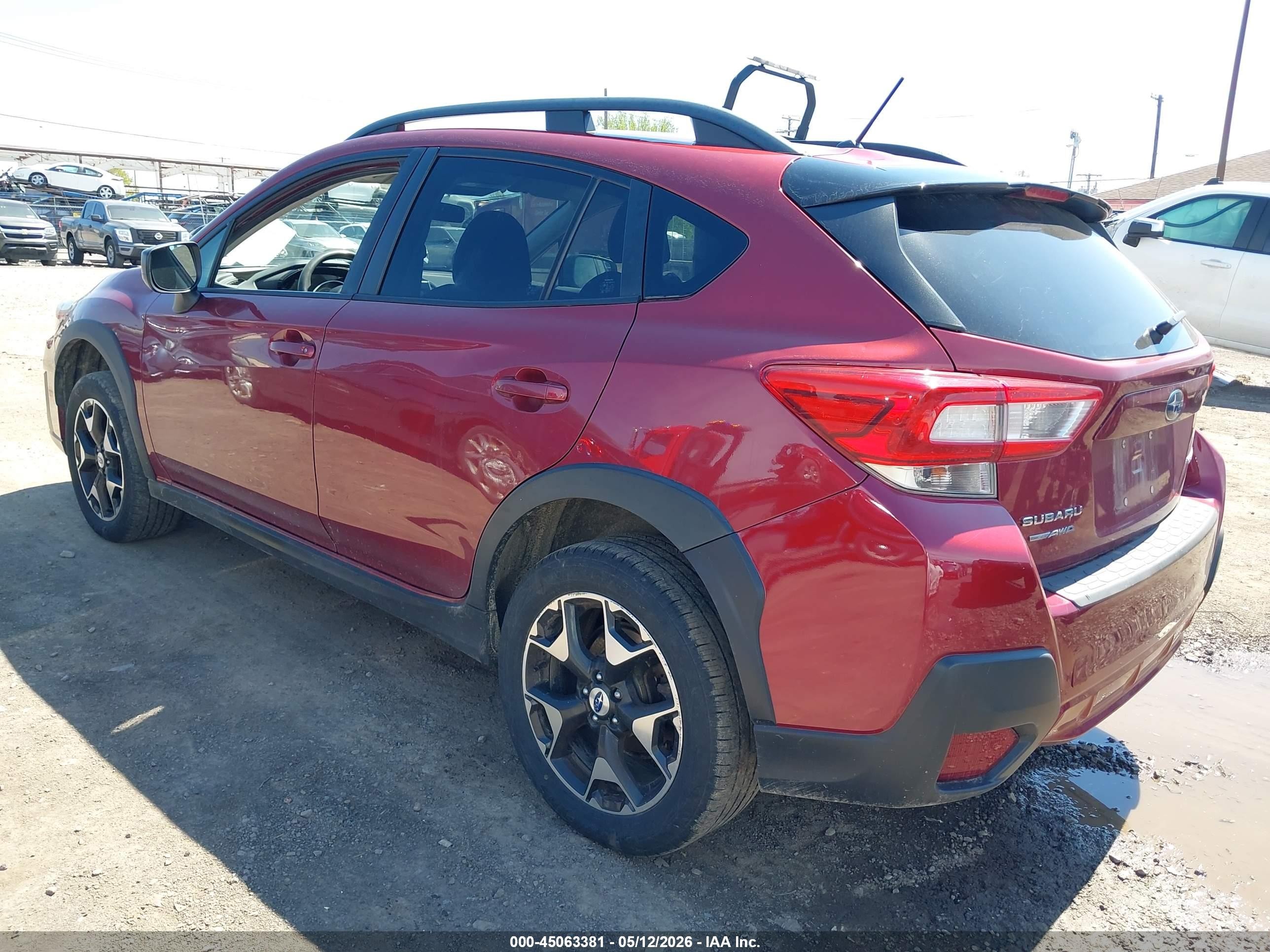 2018 Subaru Crosstrek 2.0i Red vin: JF2GTAAC4J9220910