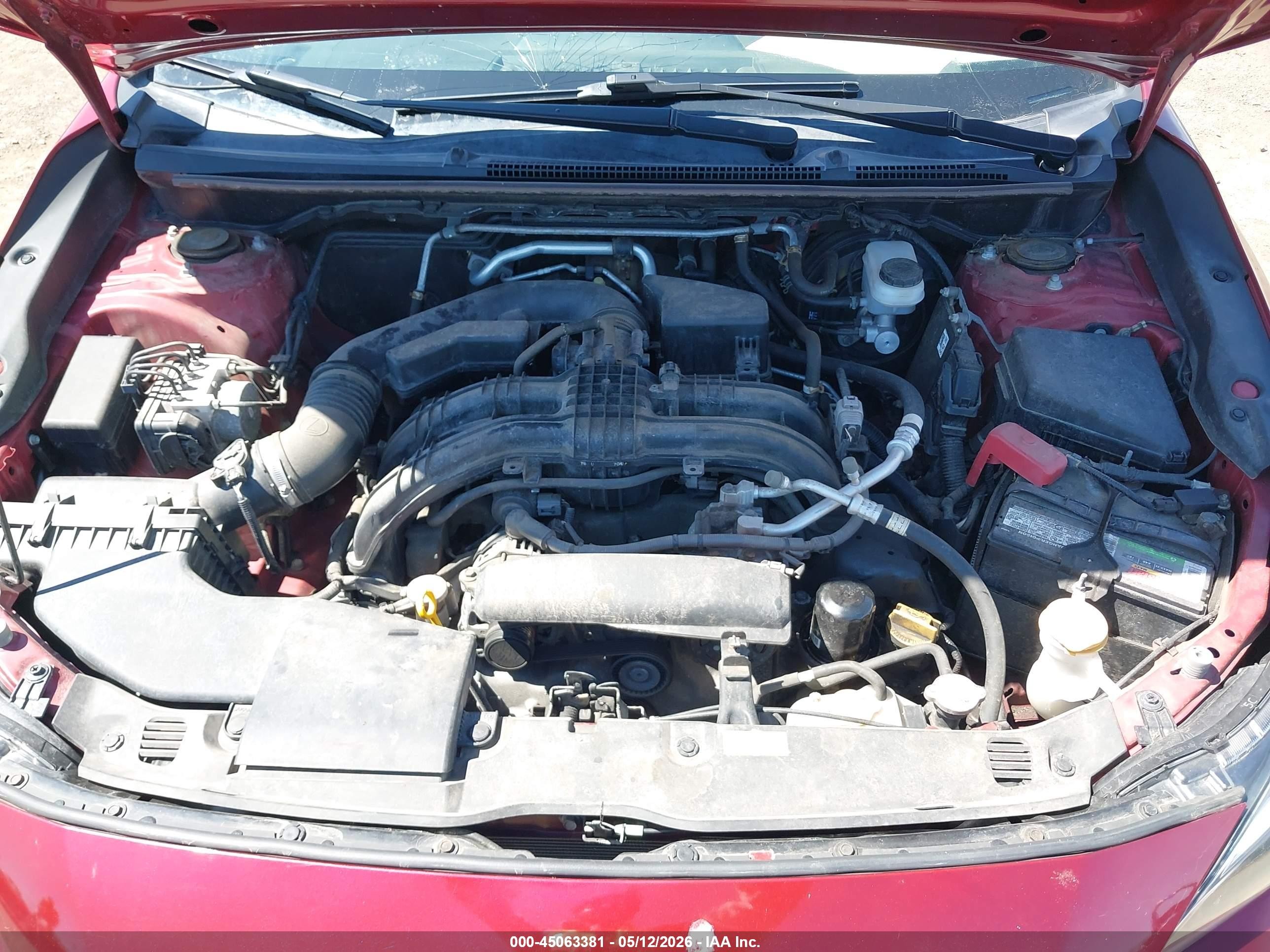 2018 Subaru Crosstrek 2.0i Red vin: JF2GTAAC4J9220910