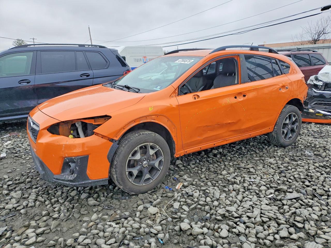 2018 Subaru Crosstrek Orange vin: JF2GTAAC6JH230098