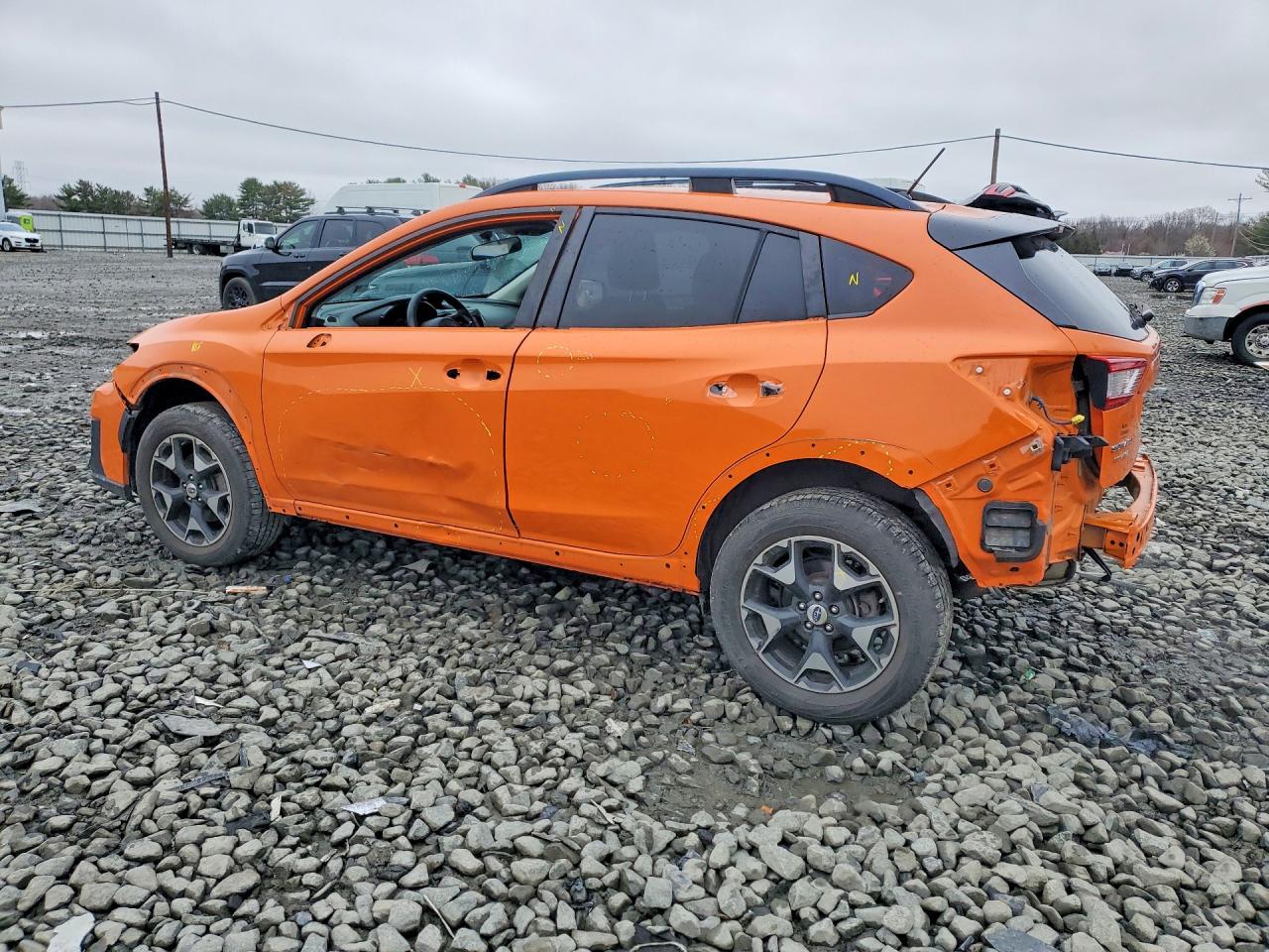 2018 Subaru Crosstrek Orange vin: JF2GTAAC6JH230098