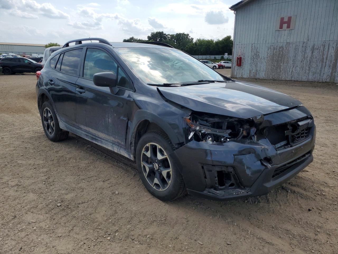 2018 Subaru Crosstrek Charcoal vin: JF2GTAAC6JH299258
