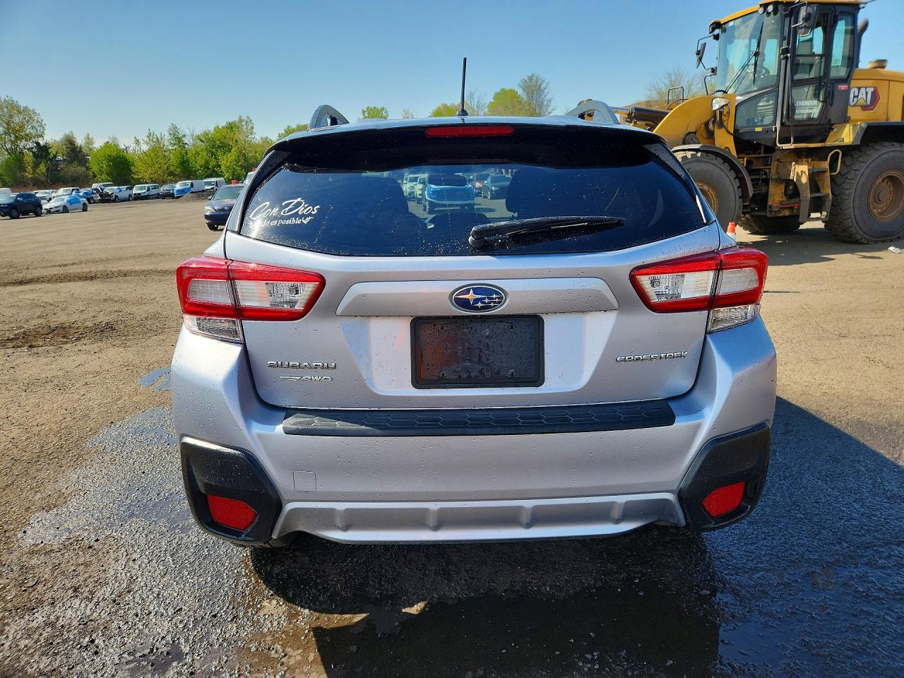 2018 Subaru Crosstrek Silver vin: JF2GTAACXJ8274122