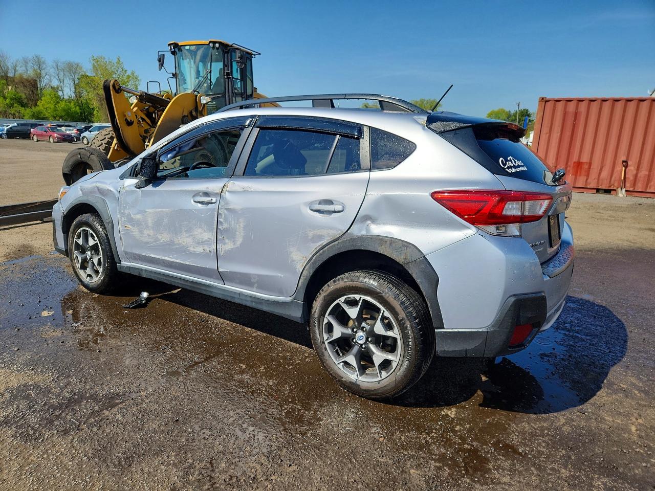 2018 Subaru Crosstrek Silver vin: JF2GTAACXJ8274122