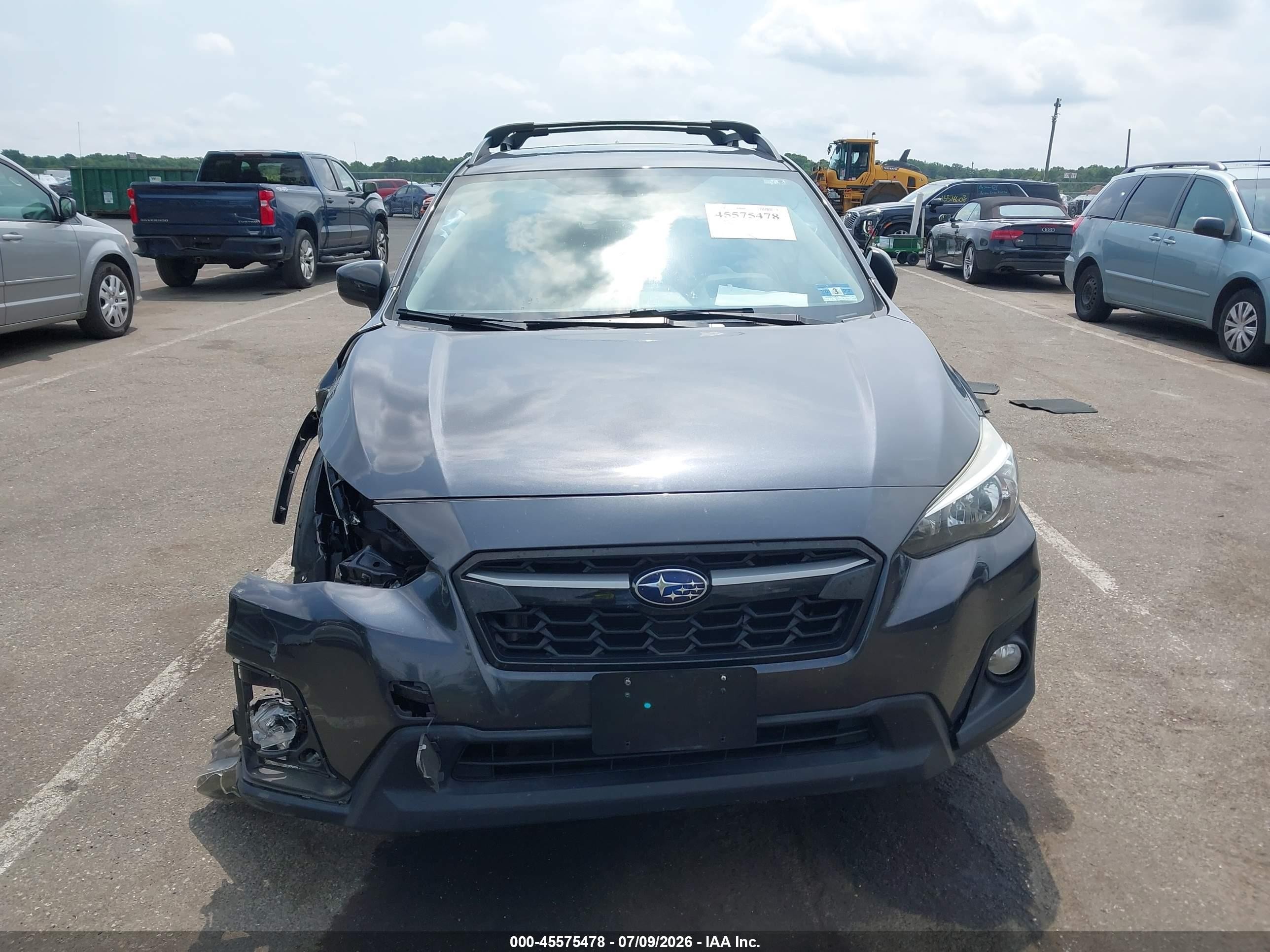 2018 Subaru Crosstrek 2.0i Premium Серый vin: JF2GTABC0JH285709