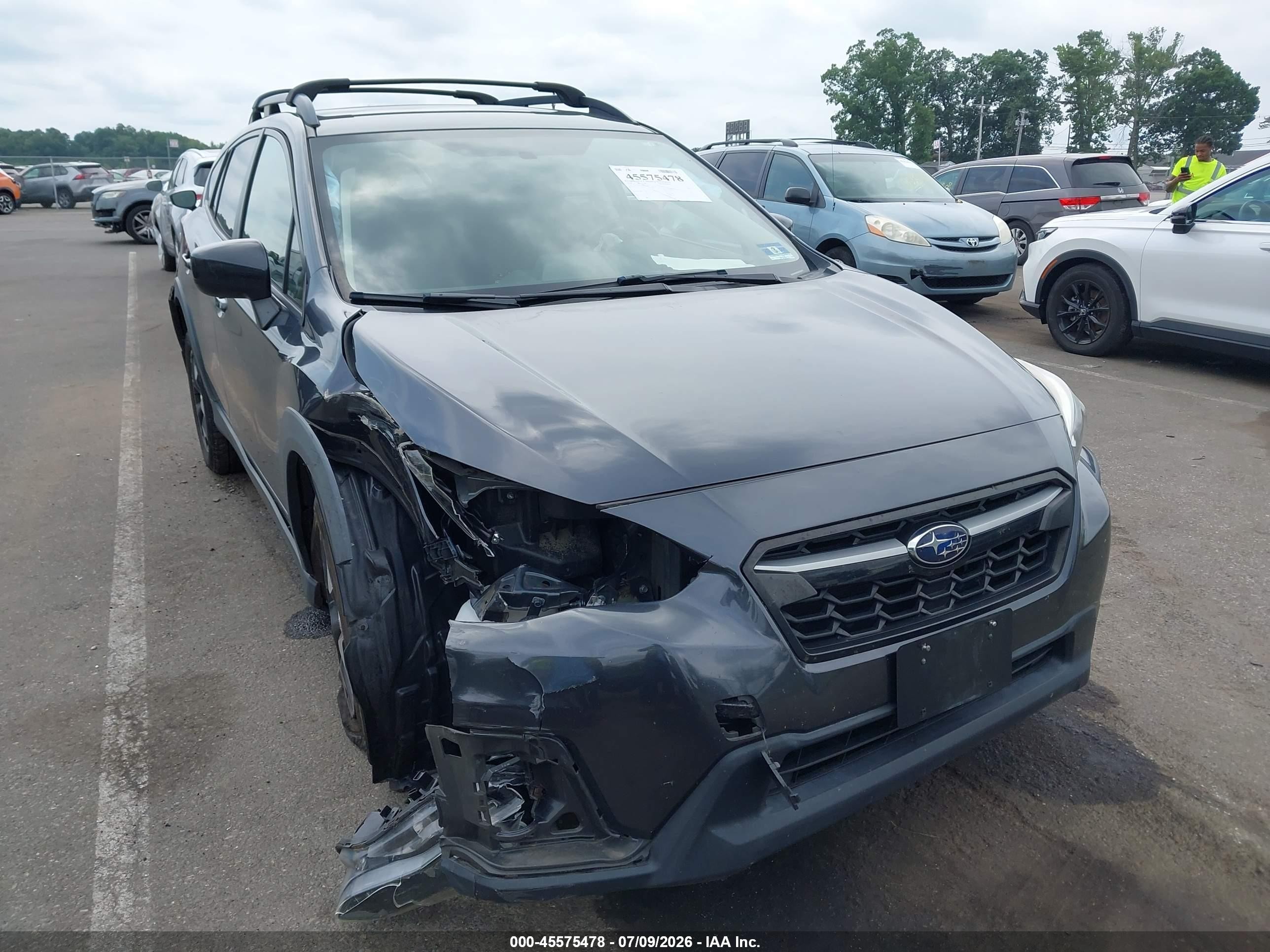 2018 Subaru Crosstrek 2.0i Premium Серый vin: JF2GTABC0JH285709