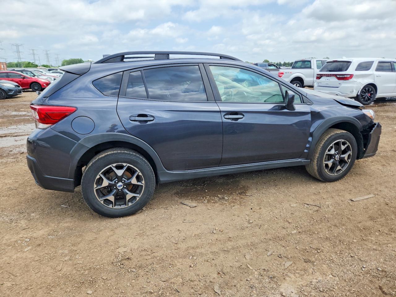 2018 Subaru Crosstrek Premium Gray vin: JF2GTABC0JH291297