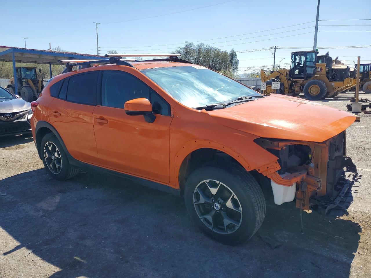 2018 Subaru Crosstrek Premium Orange vin: JF2GTABC2JH318614
