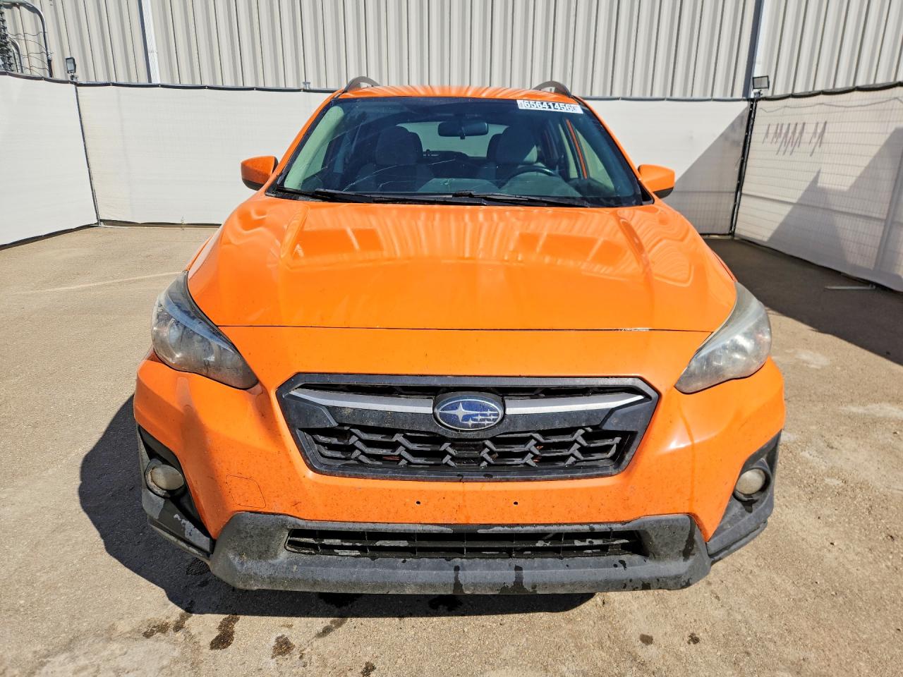 2018 Subaru Crosstrek Premium Orange vin: JF2GTABC3JH314815
