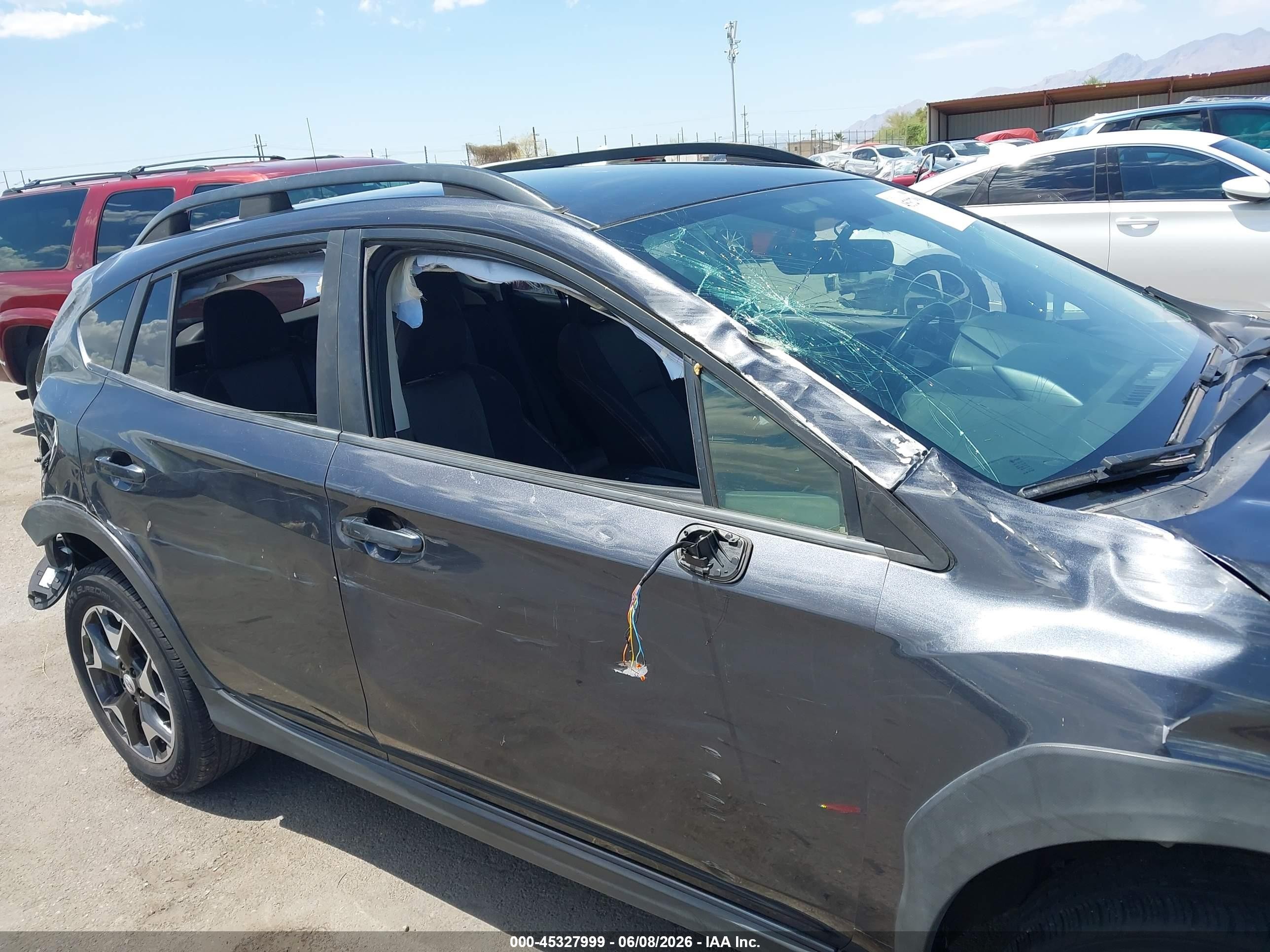 2018 Subaru Crosstrek 2.0i Premium Blue vin: JF2GTABC4JH241700
