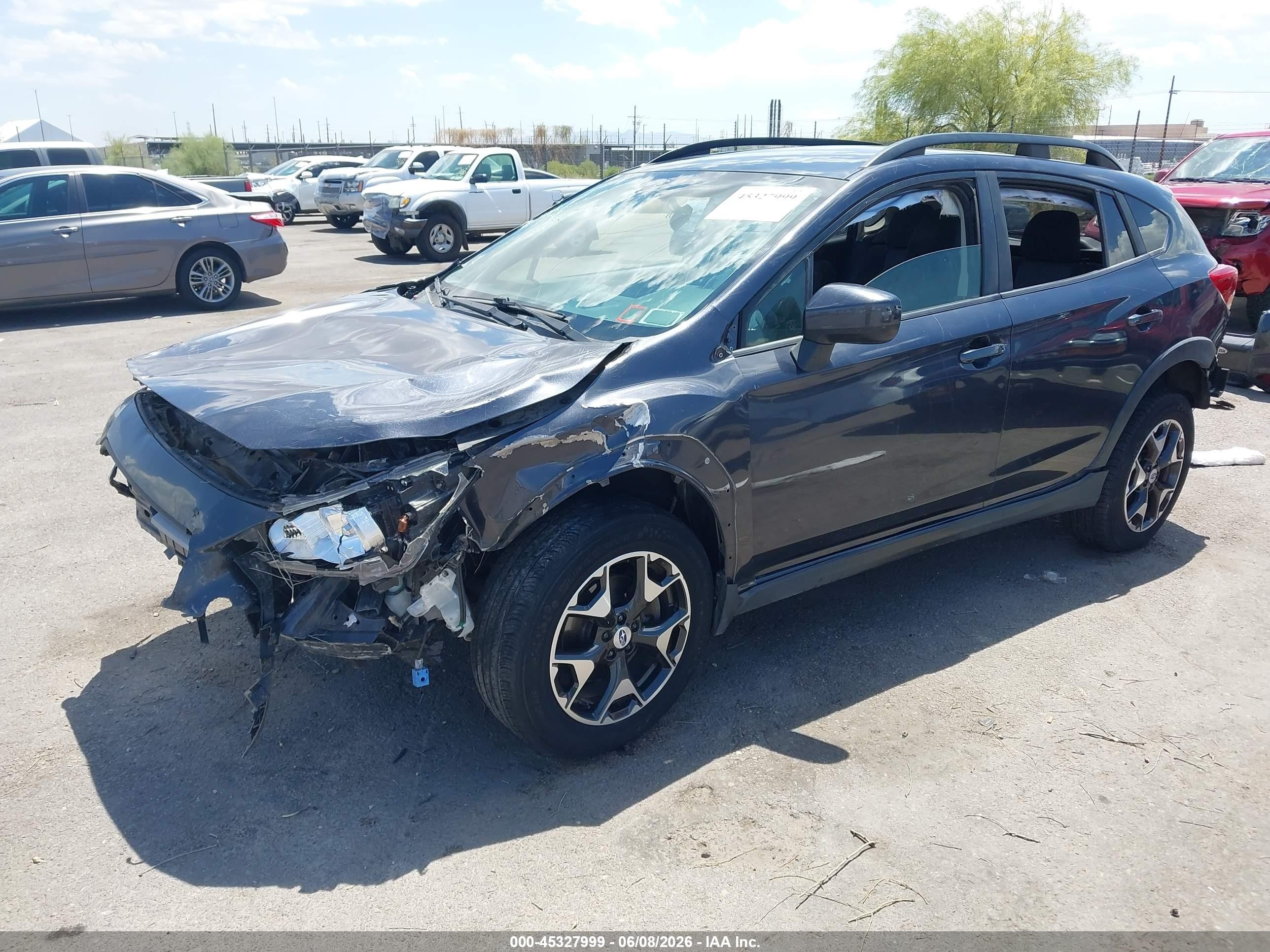 2018 Subaru Crosstrek 2.0i Premium Blue vin: JF2GTABC4JH241700