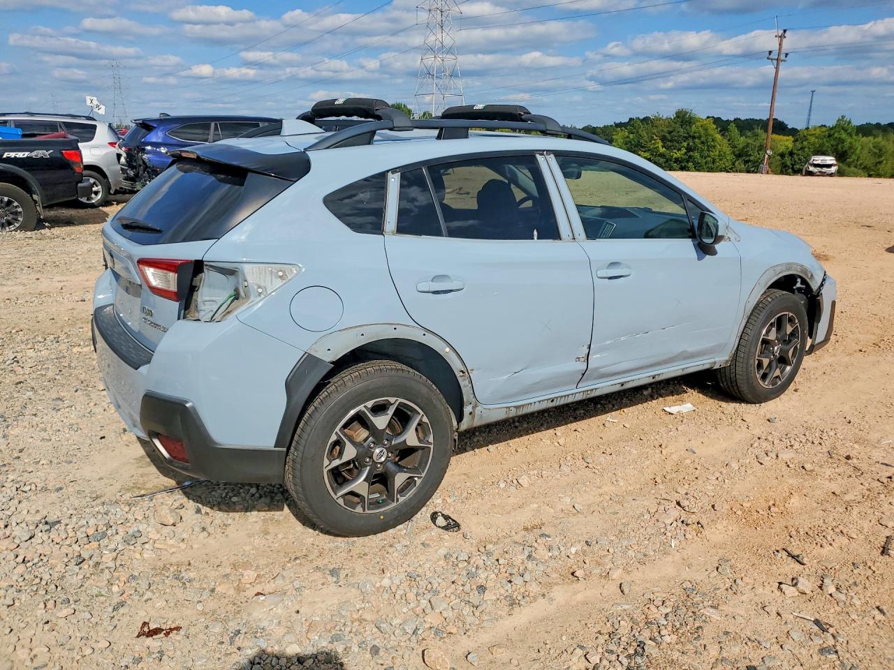 2018 Subaru Crosstrek Premium Blue vin: JF2GTABC4JH318226