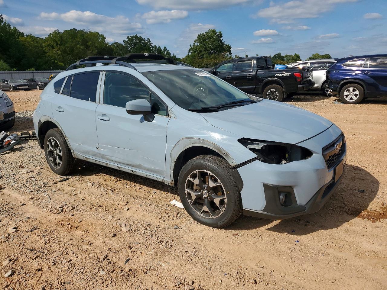 2018 Subaru Crosstrek Premium Blue vin: JF2GTABC4JH318226