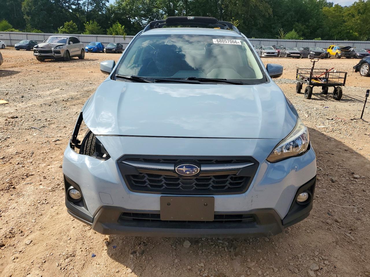 2018 Subaru Crosstrek Premium Blue vin: JF2GTABC4JH318226