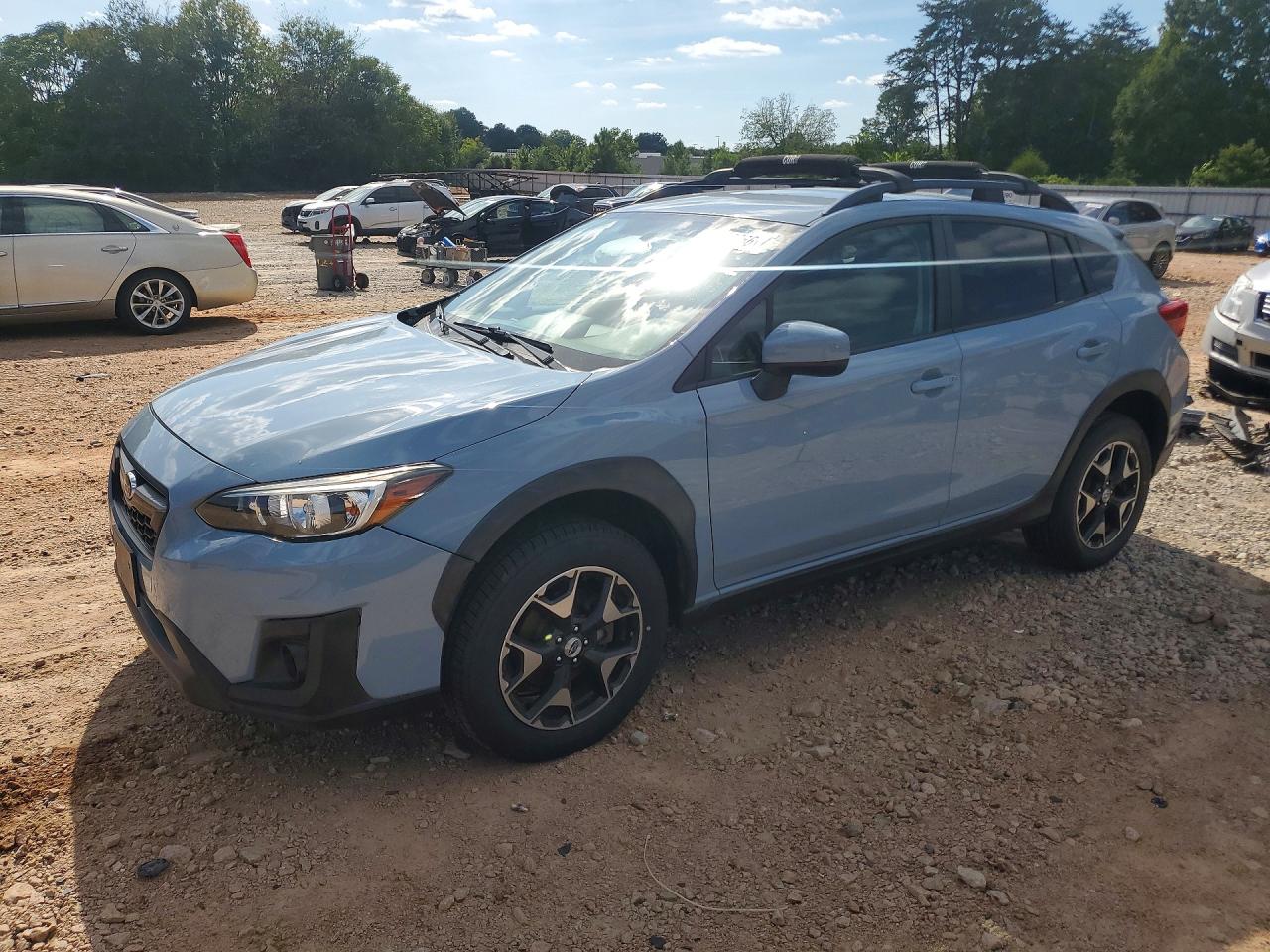 2018 Subaru Crosstrek Premium Blue vin: JF2GTABC4JH318226