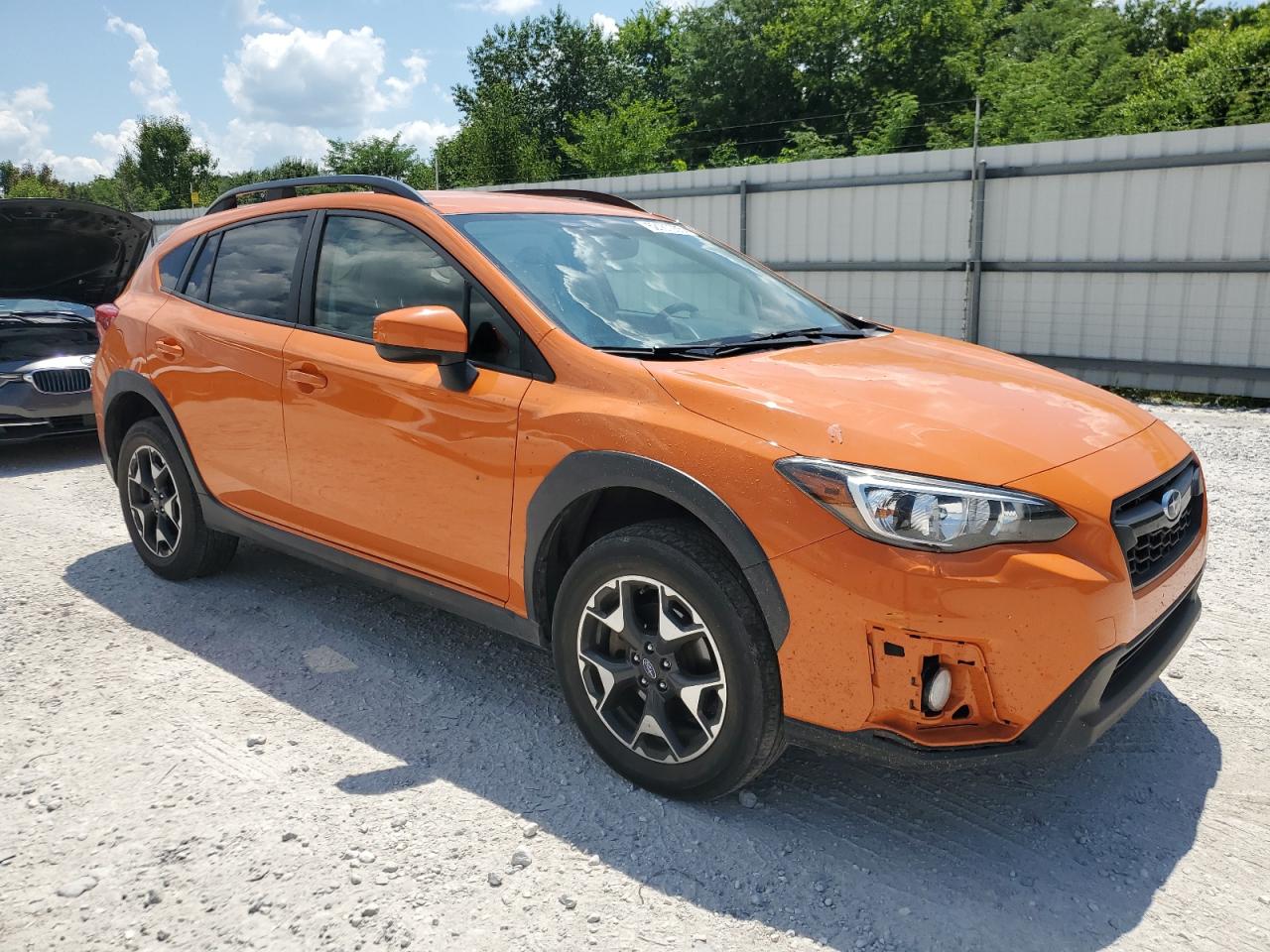 2018 Subaru Crosstrek Premium   Orange vin: JF2GTABC5JH305727