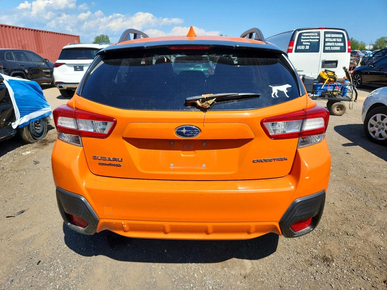 2018 Subaru Crosstrek Premium Orange vin: JF2GTABC6J9208868