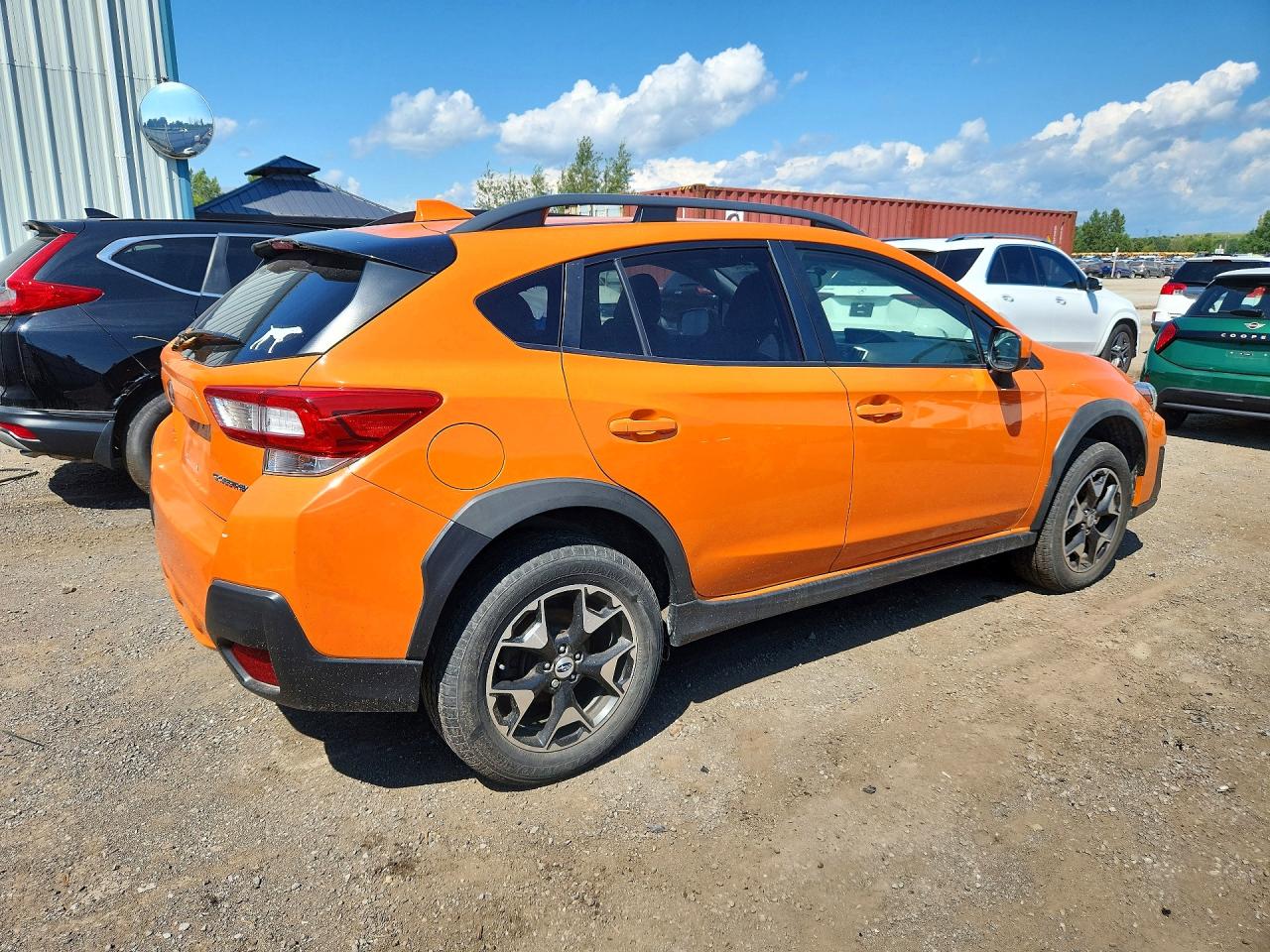 2018 Subaru Crosstrek Premium Orange vin: JF2GTABC6J9208868