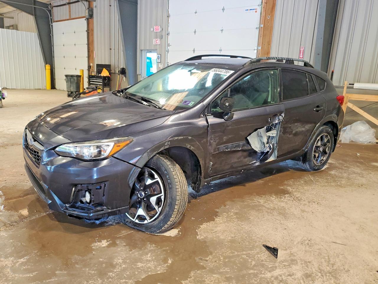 2018 Subaru Crosstrek Premium Gray vin: JF2GTABC6JH212652