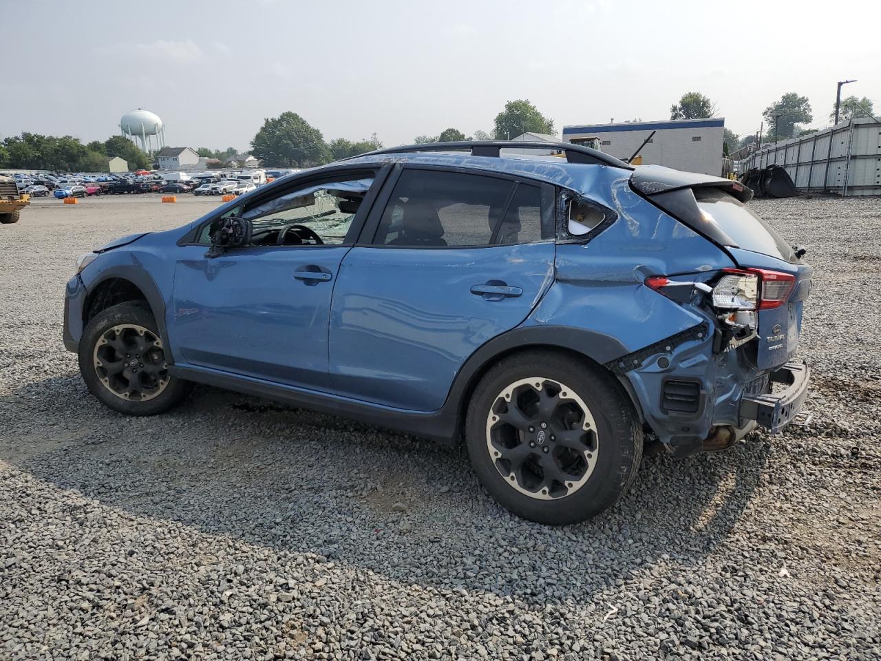 2021 Subaru Crosstrek Синий vin: JF2GTABC6MH259135
