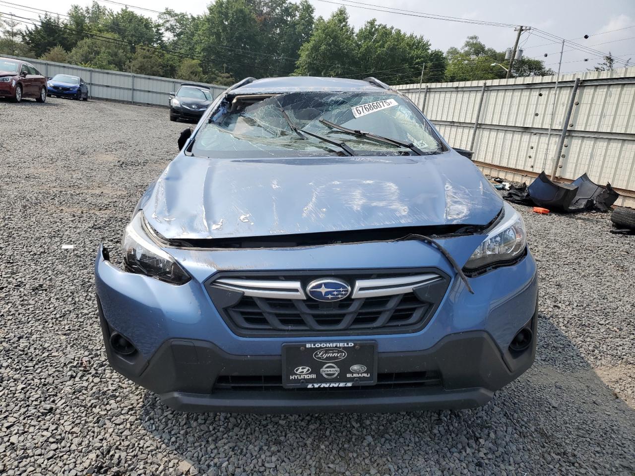 2021 Subaru Crosstrek Синий vin: JF2GTABC6MH259135