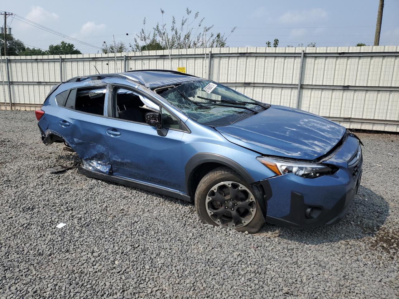 2021 Subaru Crosstrek Синий vin: JF2GTABC6MH259135