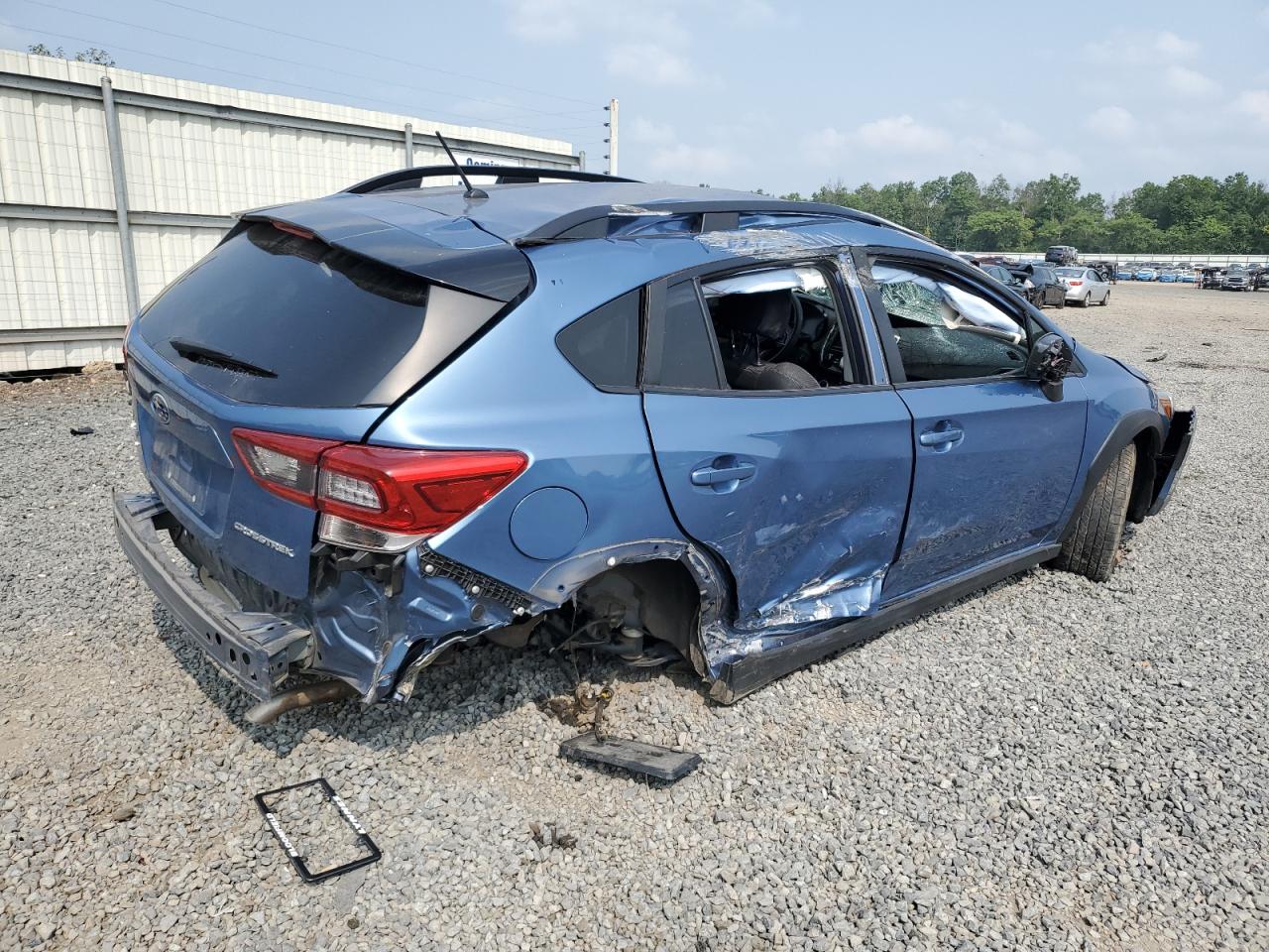 2021 Subaru Crosstrek Синий vin: JF2GTABC6MH259135