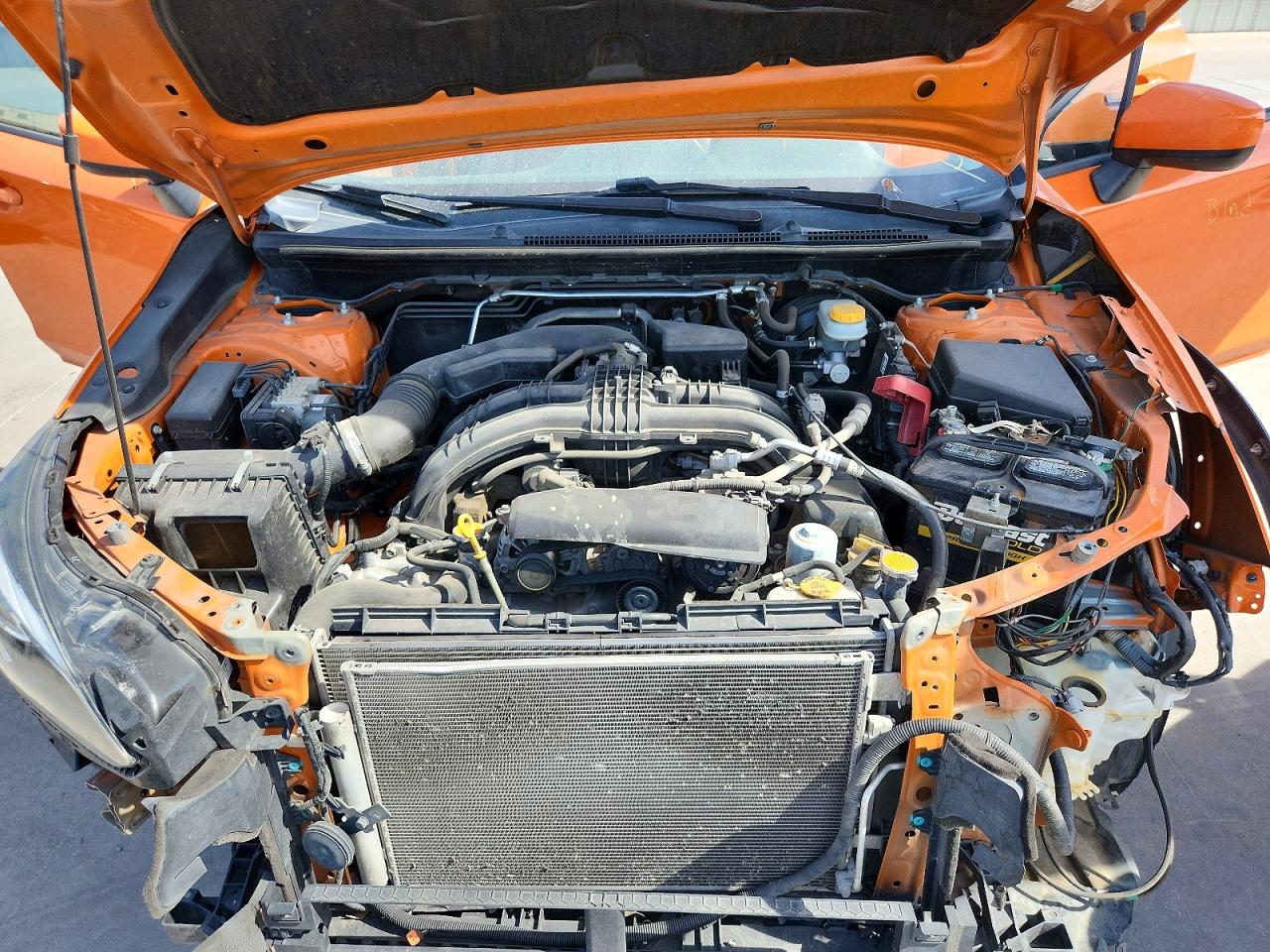 2018 Subaru Crosstrek Premium Orange vin: JF2GTABC9JG321404
