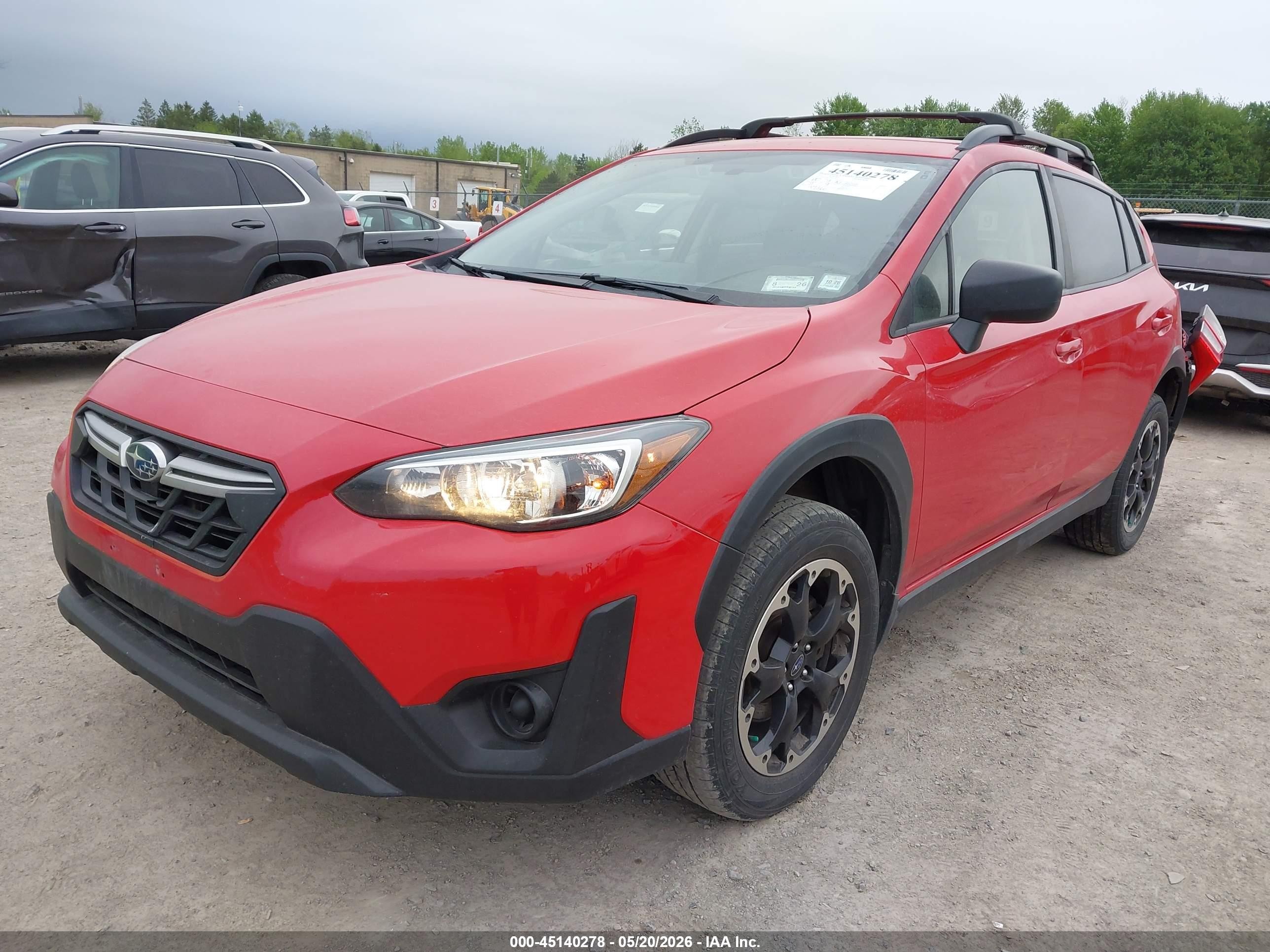 2023 Subaru Crosstrek Red vin: JF2GTABCXPH214834